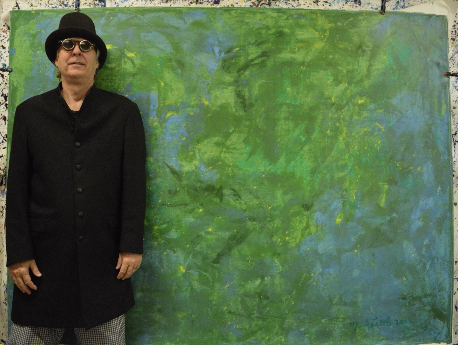 Mark Little Original Giant Profesional Painting 84”X62” (7 Foot) Abstract Modern