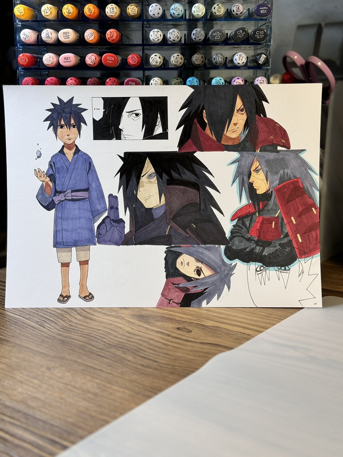Namariko, A4 Drawing, Anime, Manga, Comic, Painting, Cel, Fan Art, Painting