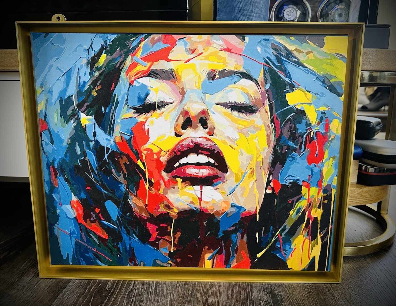Colors Of Passion, Size 40x50cm Or 20×16 Inches Acrylic Painting