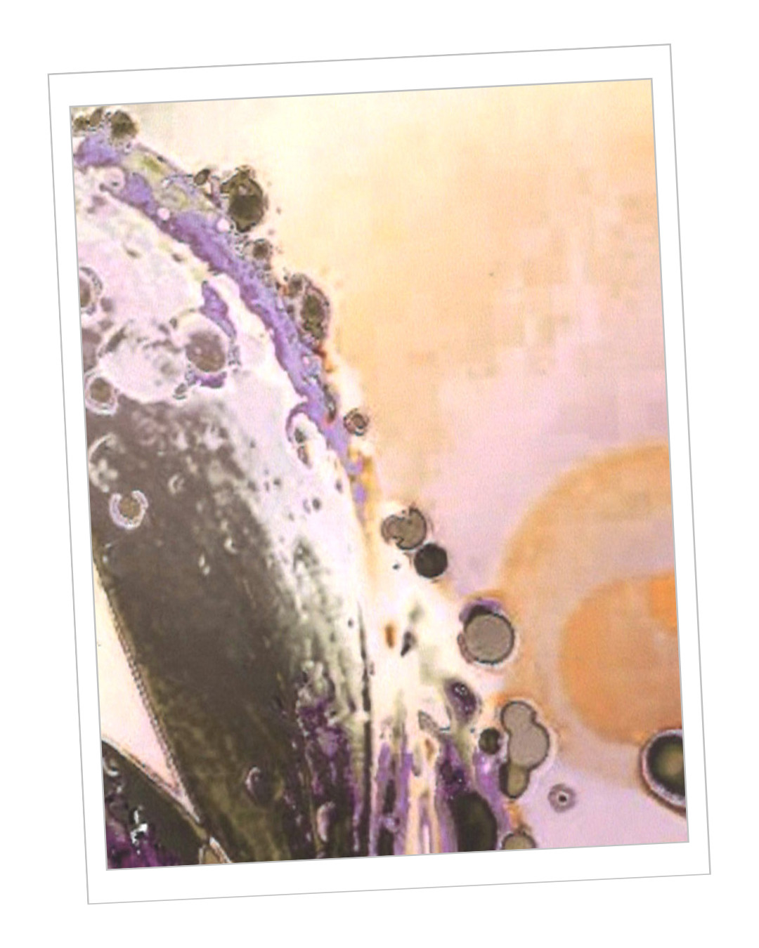 Mitak Artist Signed ACEO Miniature Art Print Abstract Collage 2.5″ x 3.5″ Inches