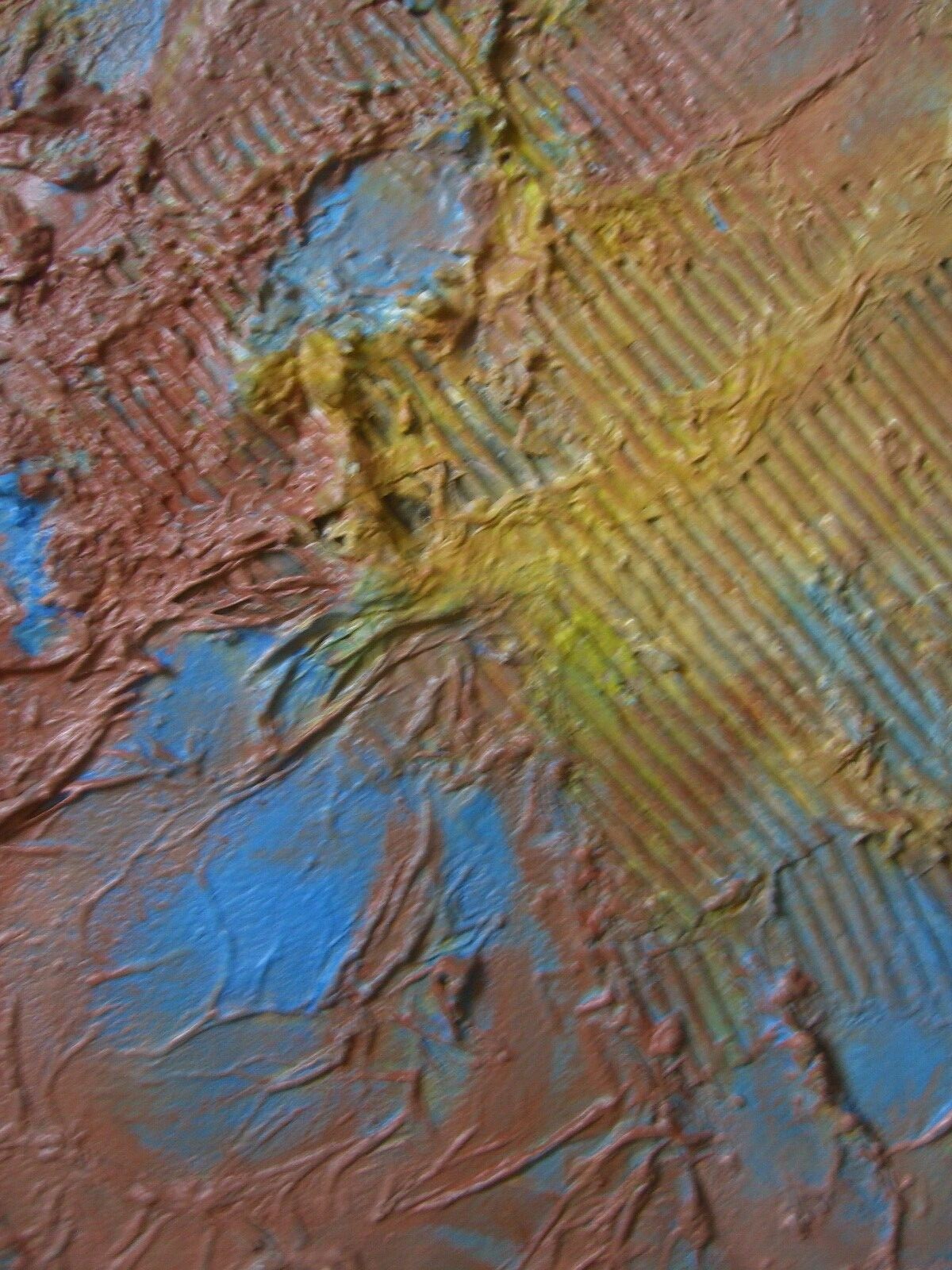 Oil Painting° Abstract Farbkomposition Spachteltechnik Pastoser Farbauftrag Oil
