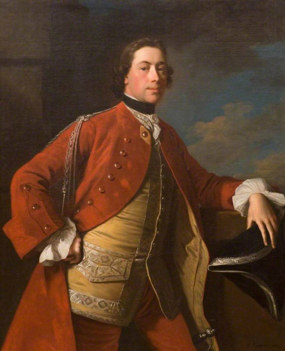 Oil painting Allan-Ramsay-Edward-Harvey-1718-1778-young man portrait handmade
