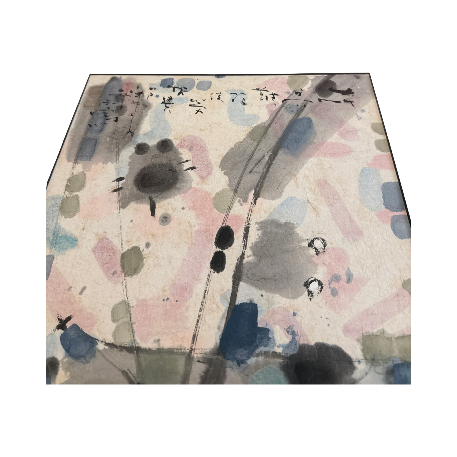Original Abstract Ink & Watercolor on Rice Paper by John H. Chen