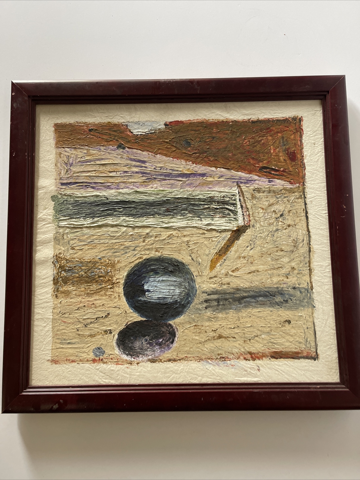 Painting Abstract Expressionism Modernism Anthony E Costa Vintage Listed India