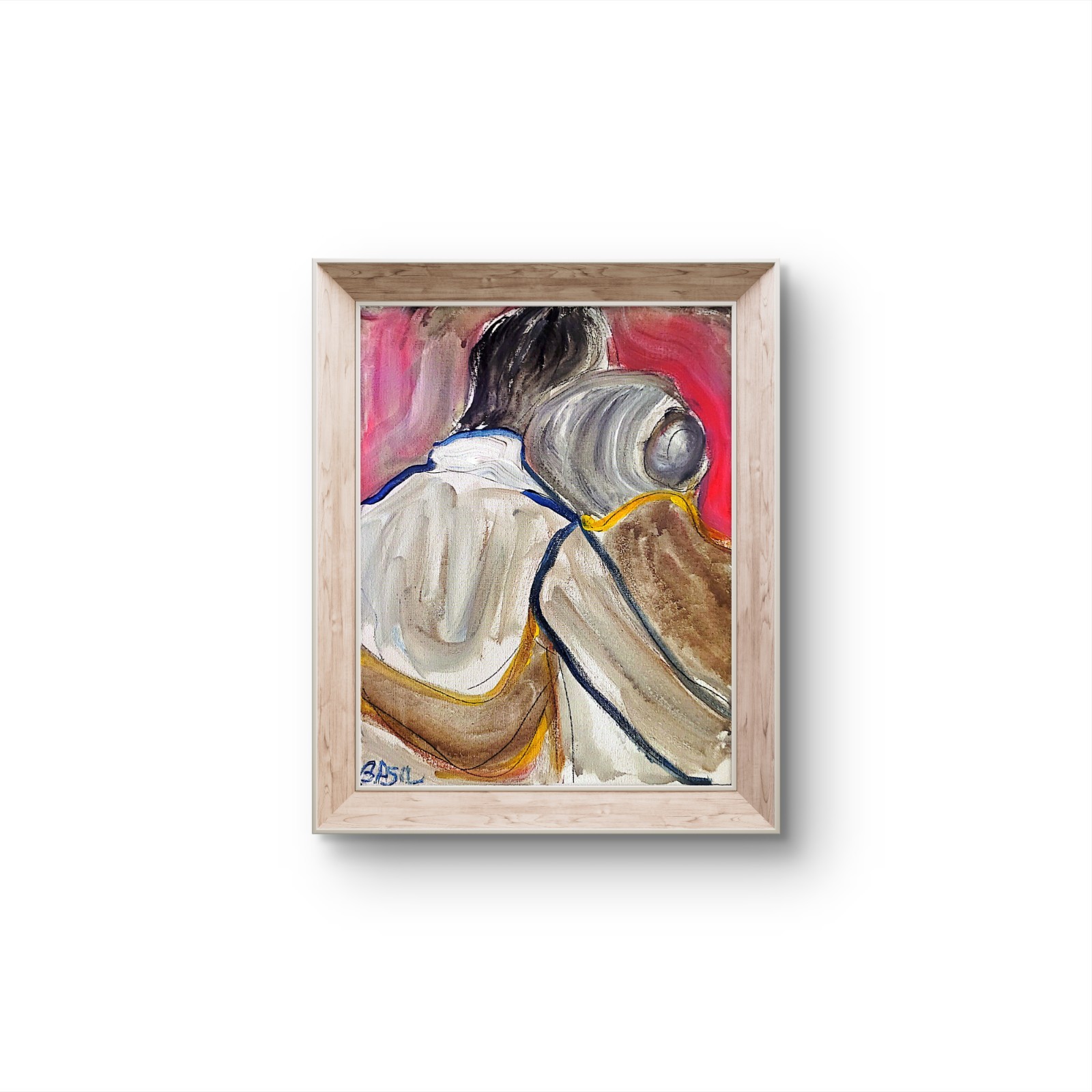 Dragonfly: Abstract Expressionist Original Painting Canvas 11×14.