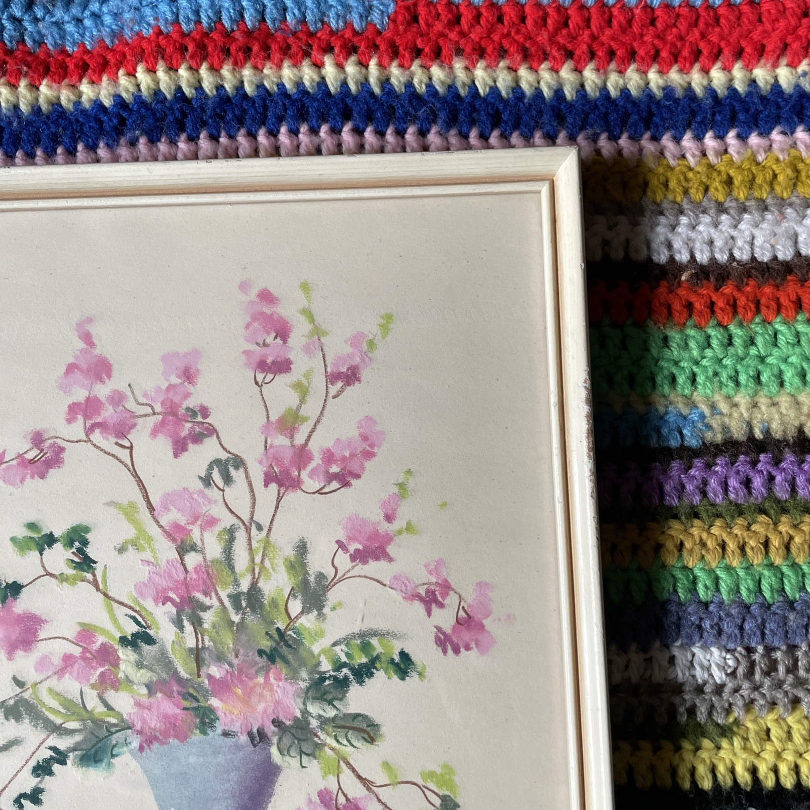 2 Mimi Joy Original Pastels Mabel C. Heyde – Vintage Original Frames 12.5 x 10.5