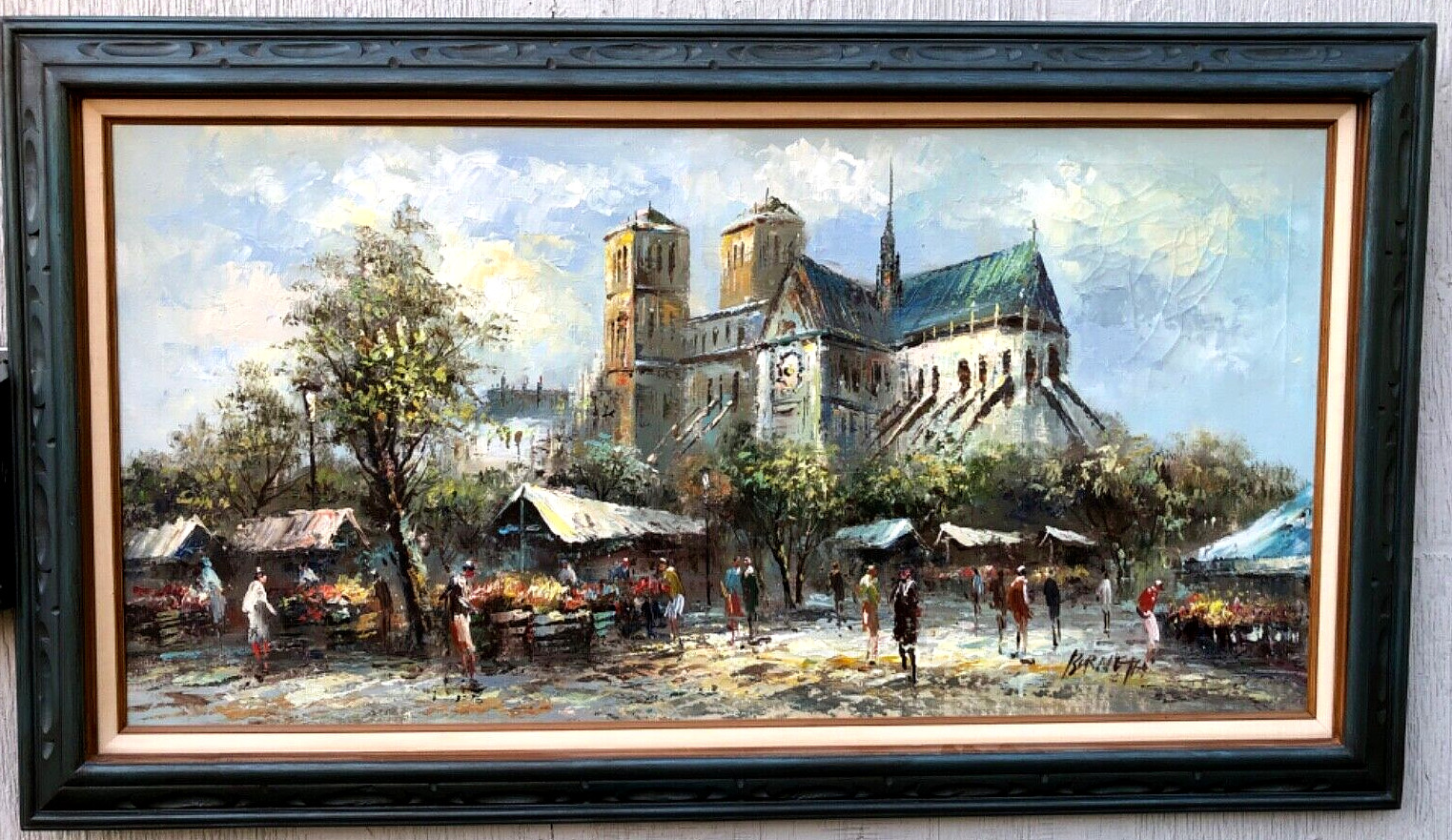 Caroline C Burnett (1877-1950), Original Impressionistic Oil Painting. Signed