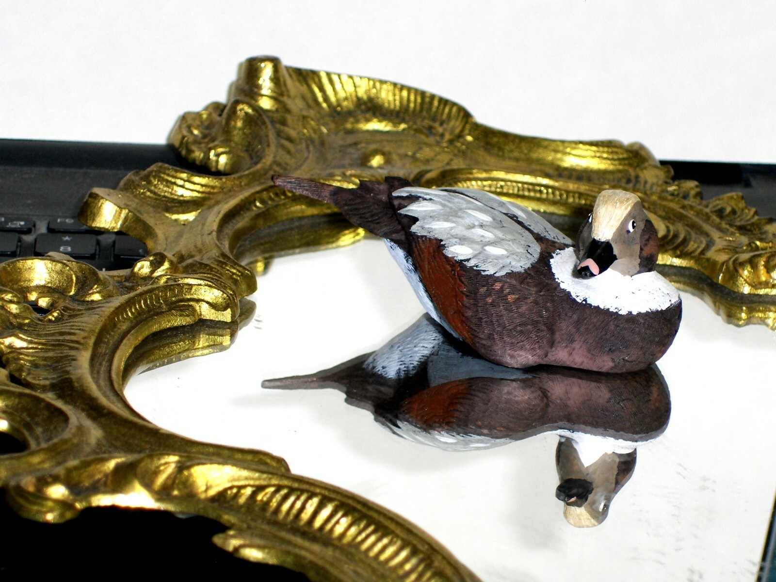 Little Wild Duck Gorgeous Hand Painted Decoy Art Nature’s Window R. Desjardins