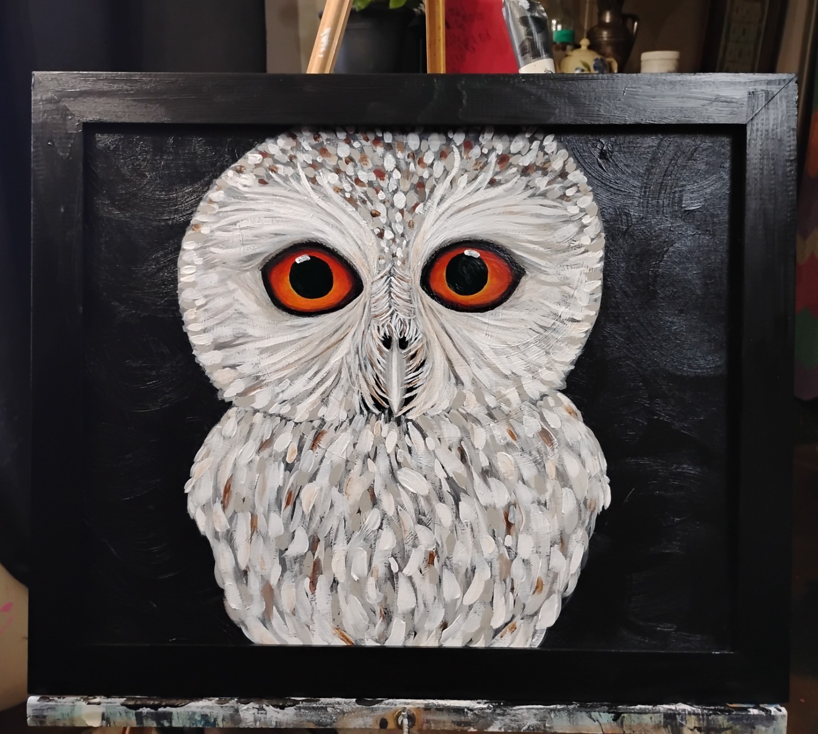 original art, acrylic painting, 18×22 (ish) with frame