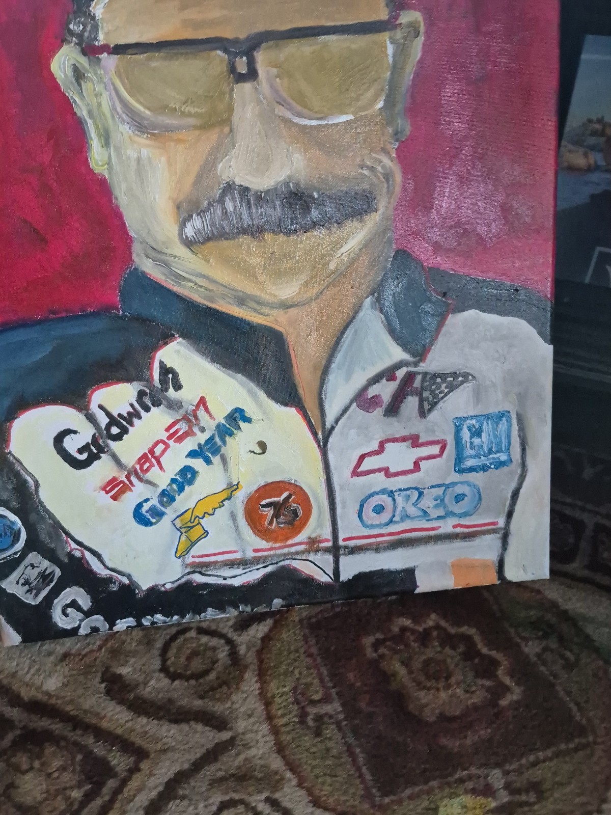 DALE ..15″×20″ Stretched Canvas Oil Painting