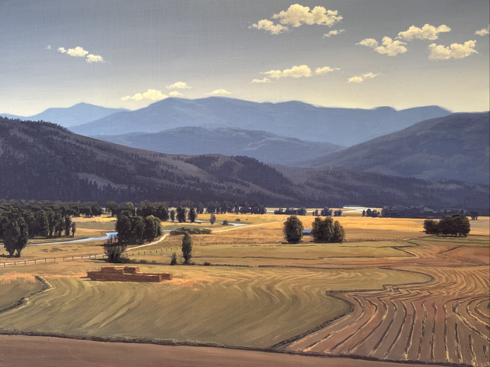 JOHN D COGAN PAINTING LANDSCAPE REALISTIC REALISM AMERICAN PLEIN AIR FAMOUS OIL