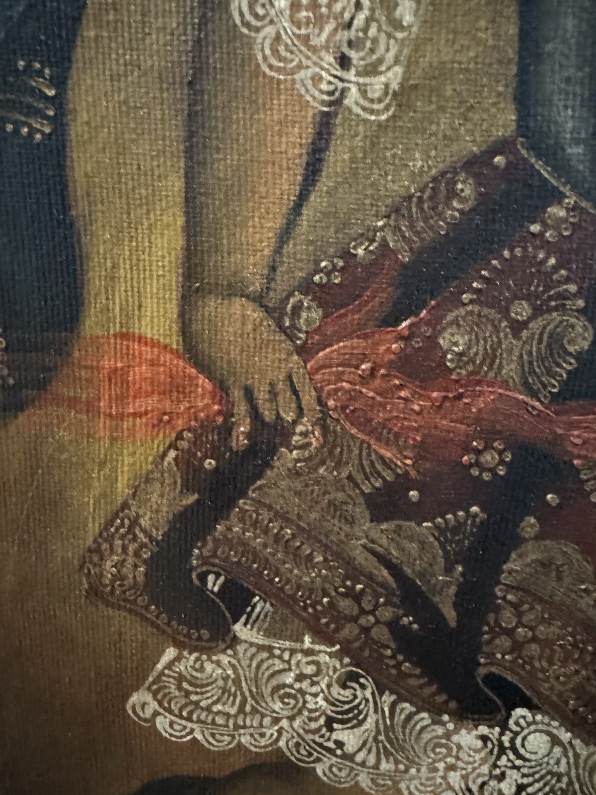 ‘Angel Arcabucero’ from the Cuzco School 20”x16”