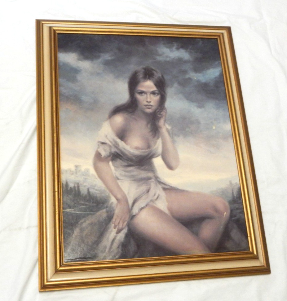 Vintage Broken Silence Textured Print by Joseph Wallace King Vinciata 22”x 28”