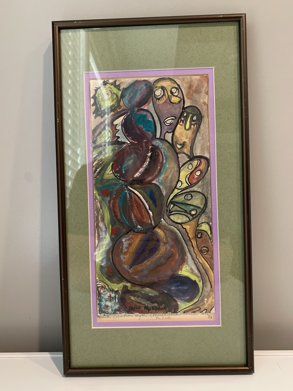 Abdul Raufu Mustapita “Earth Creation Myth “Signed 1993