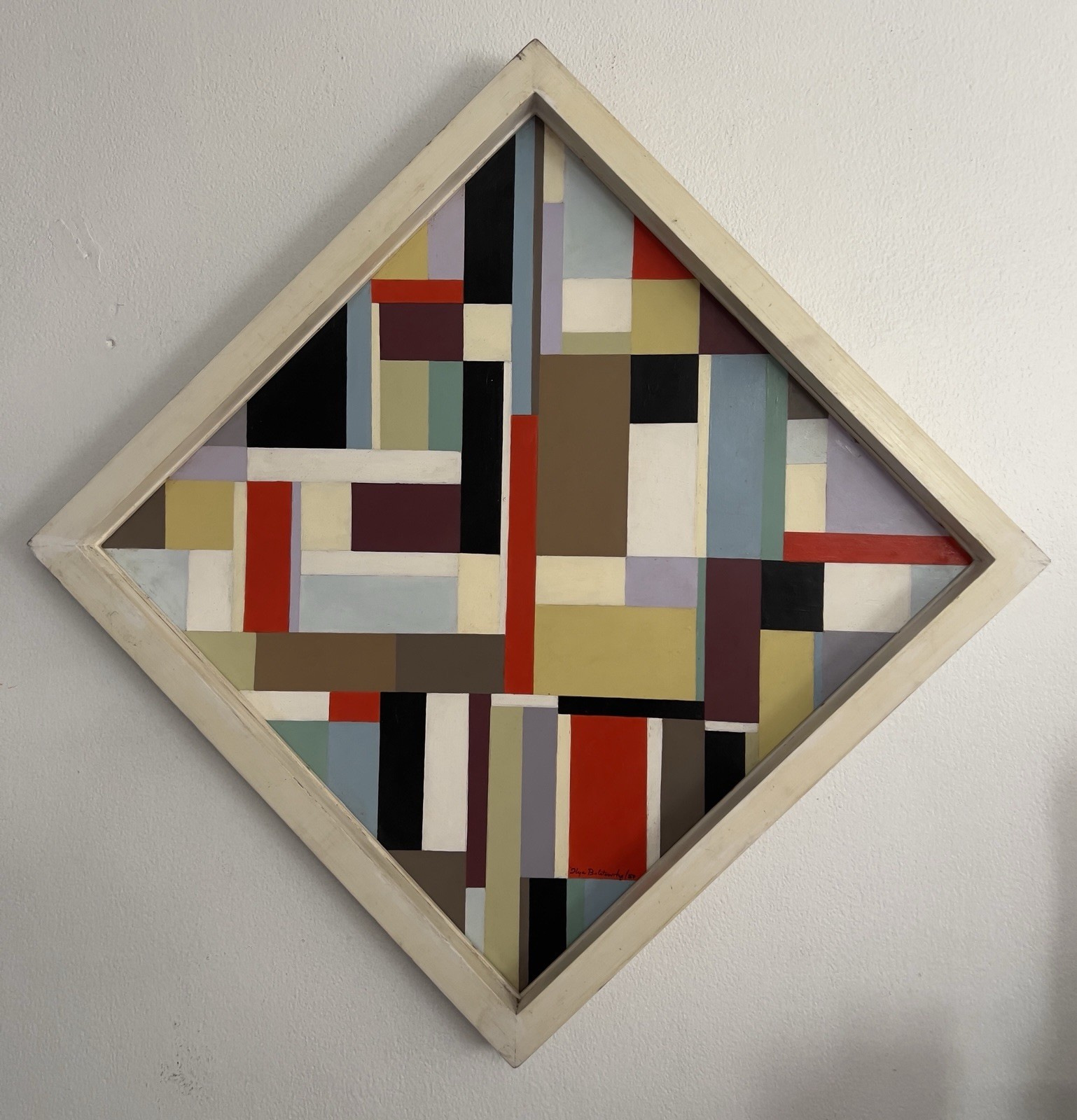 ILYA BOLOTOWSKY PAINTING OIL ON MASONITE PAINTER RUSSIAN-AMERICAN ART