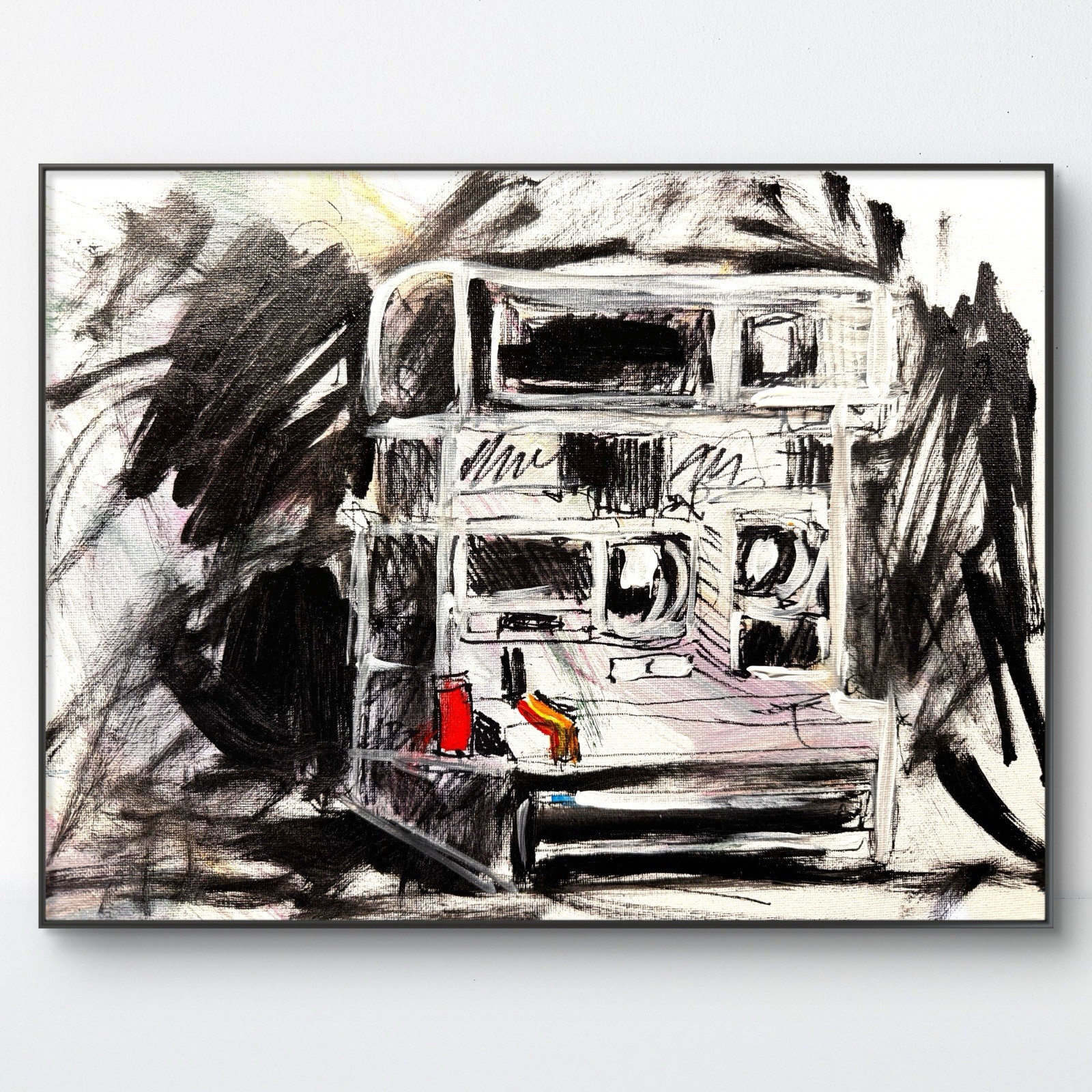 SAMATOWIC Original Abstract Polaroid Camera 11×14 Handmade Signed Fine Art 287