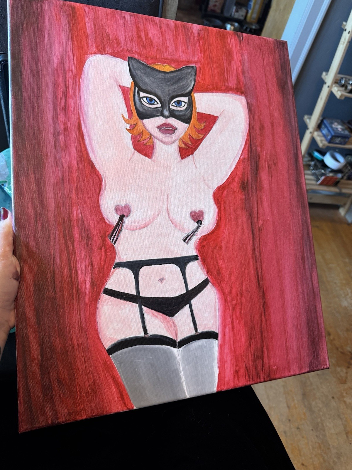 Gauche painting done by me