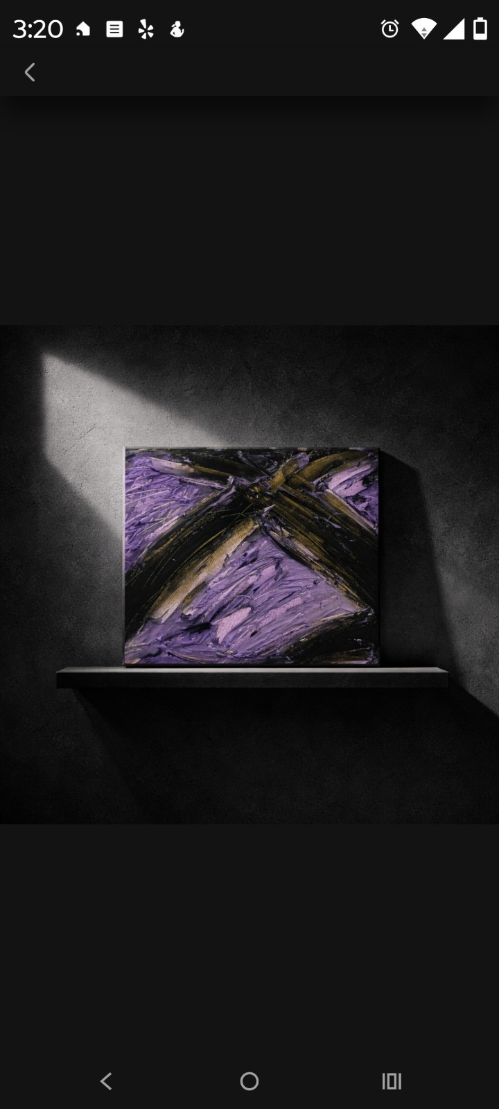 Trey Coppland, Fault Line Abstract Acrylic Painting, Medium, Original, Signed