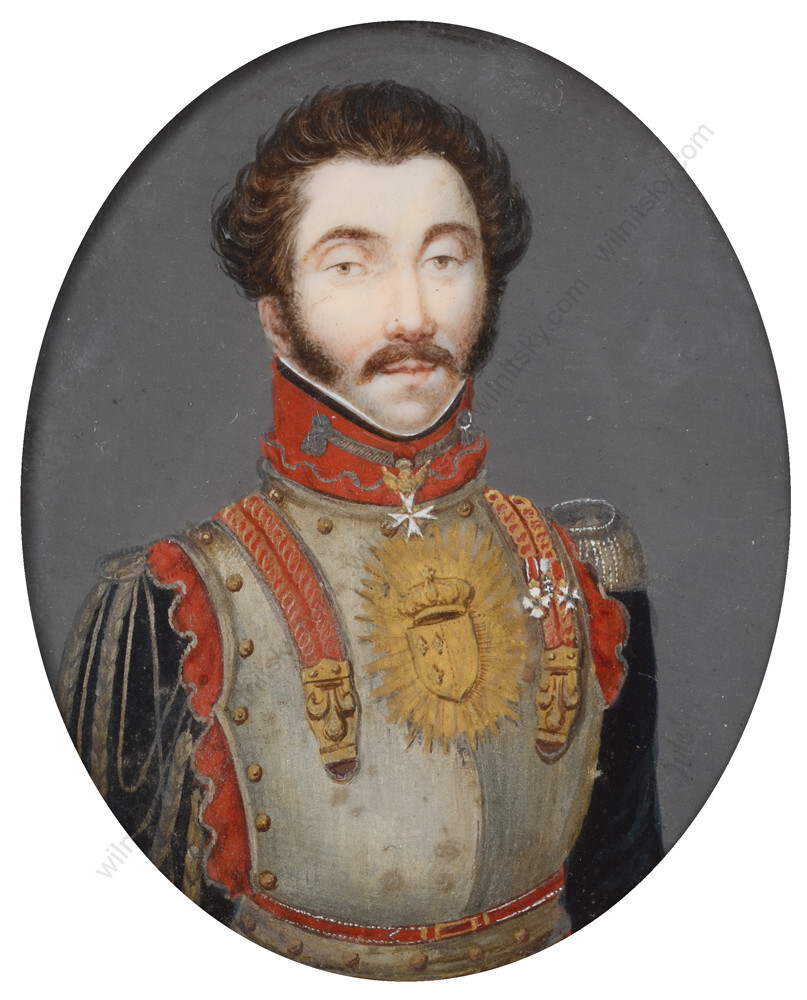 «Lieutenant Amédée de Rancher (2nd Cuirassiers of the French Royal Guards)»
