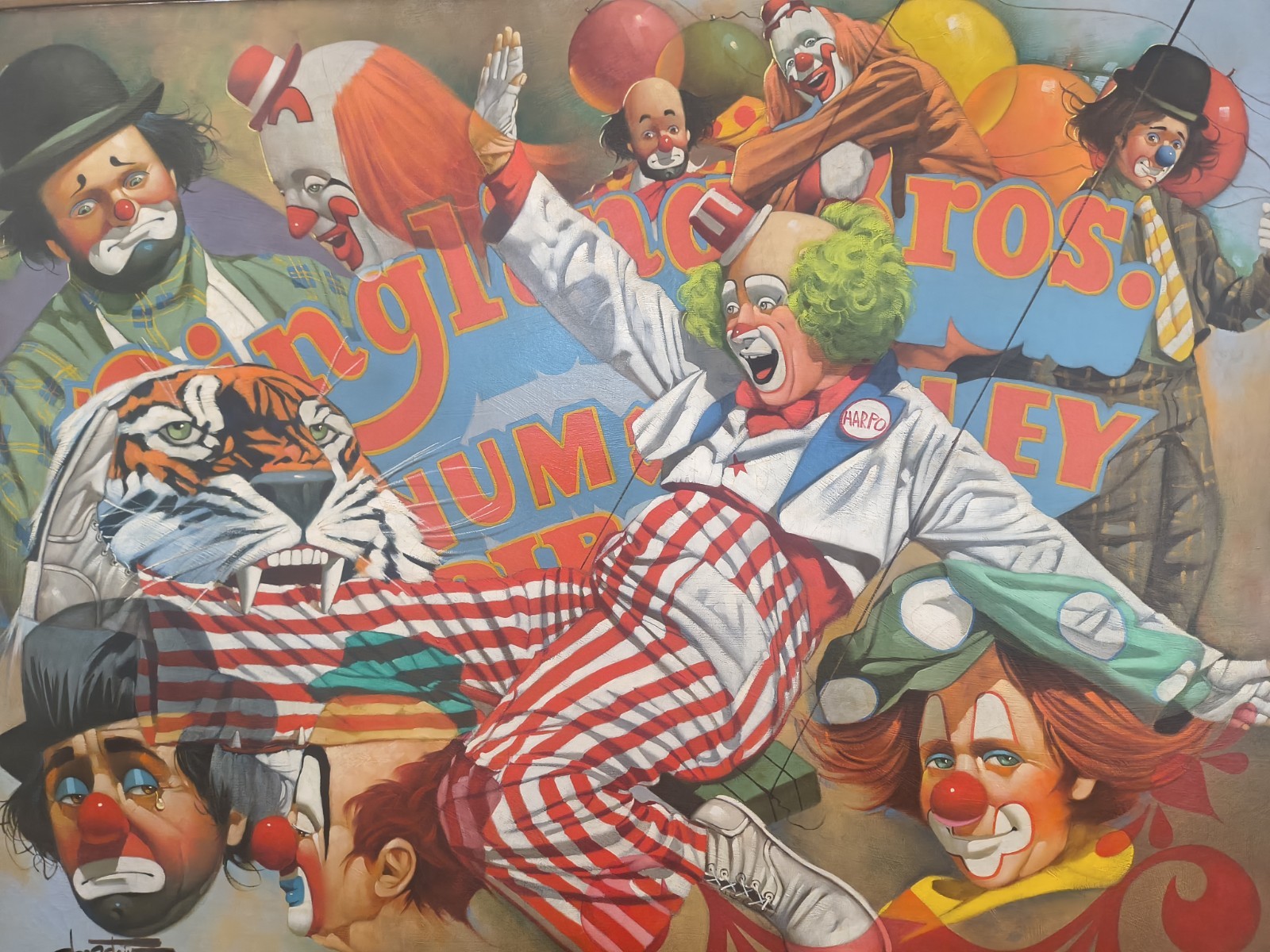 Chunk Oberstein Signed Original Ringing Bros and Barnum & Bailey
