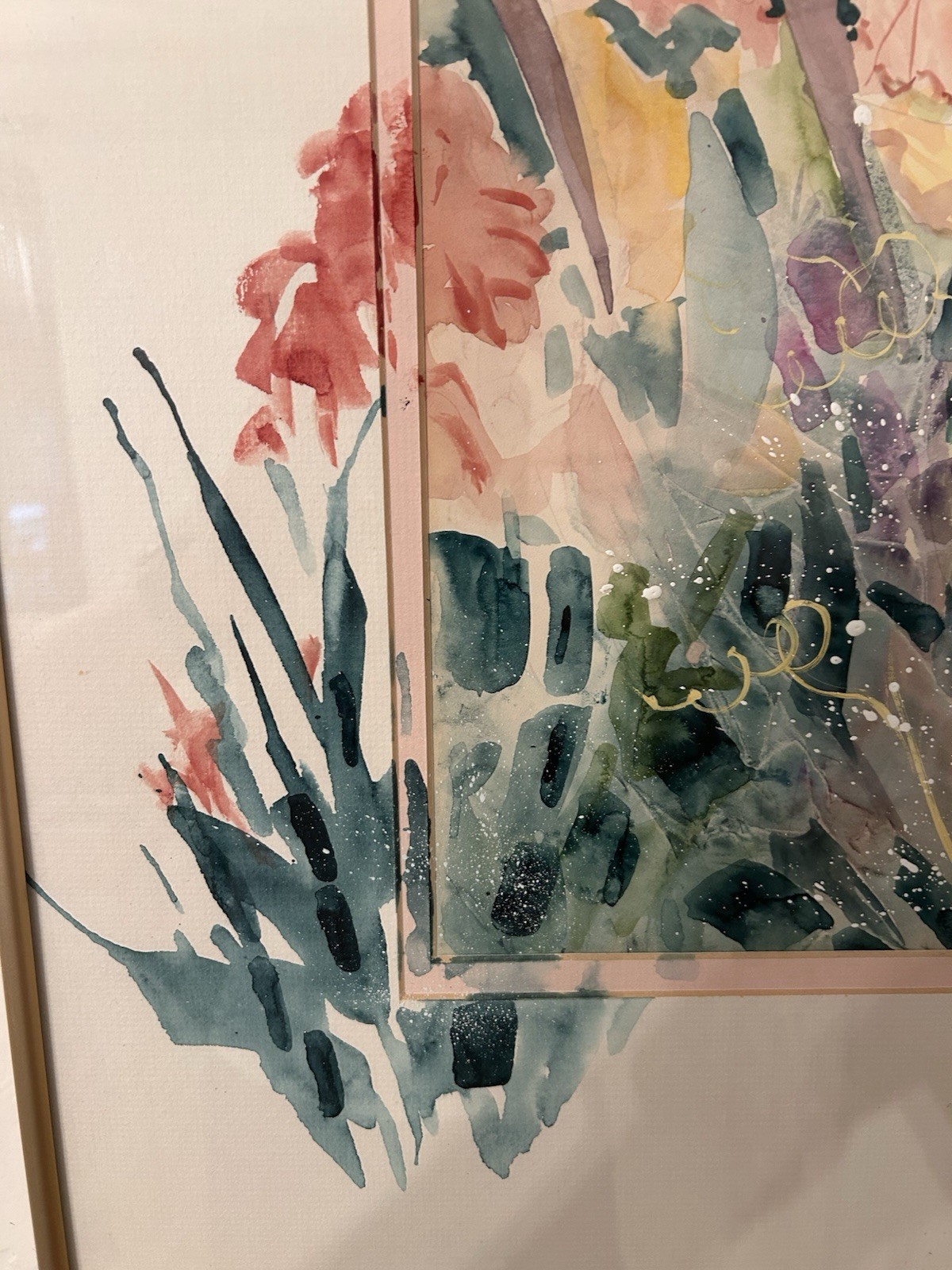 Watercolor by Emily Keene Johnson “Emilio Choice” -SIGNED Original 1997 – FRAMED