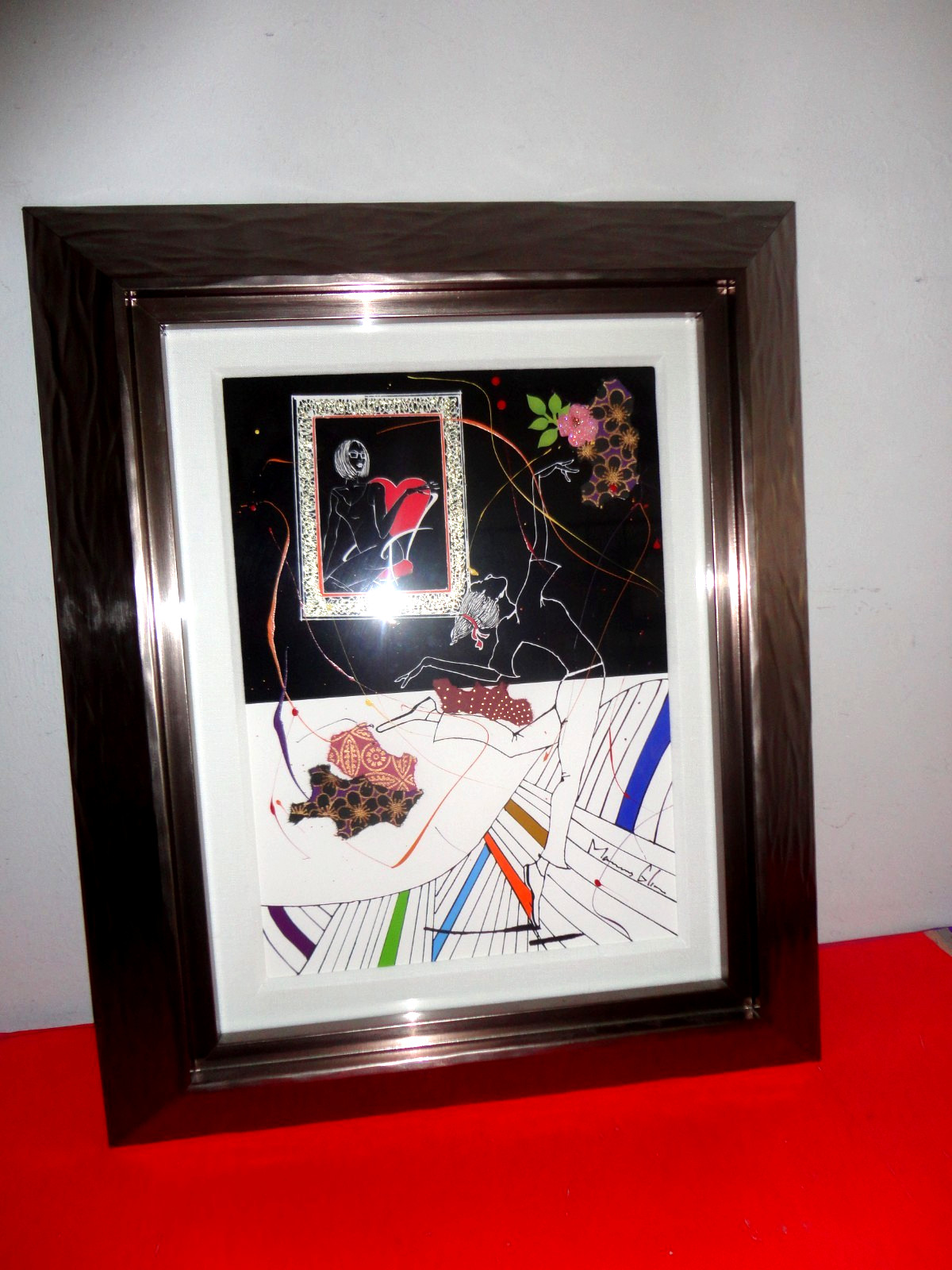 Marcus Glenn Signed from «Dimensions of Art Series» Mixed Media Giclee on Paper