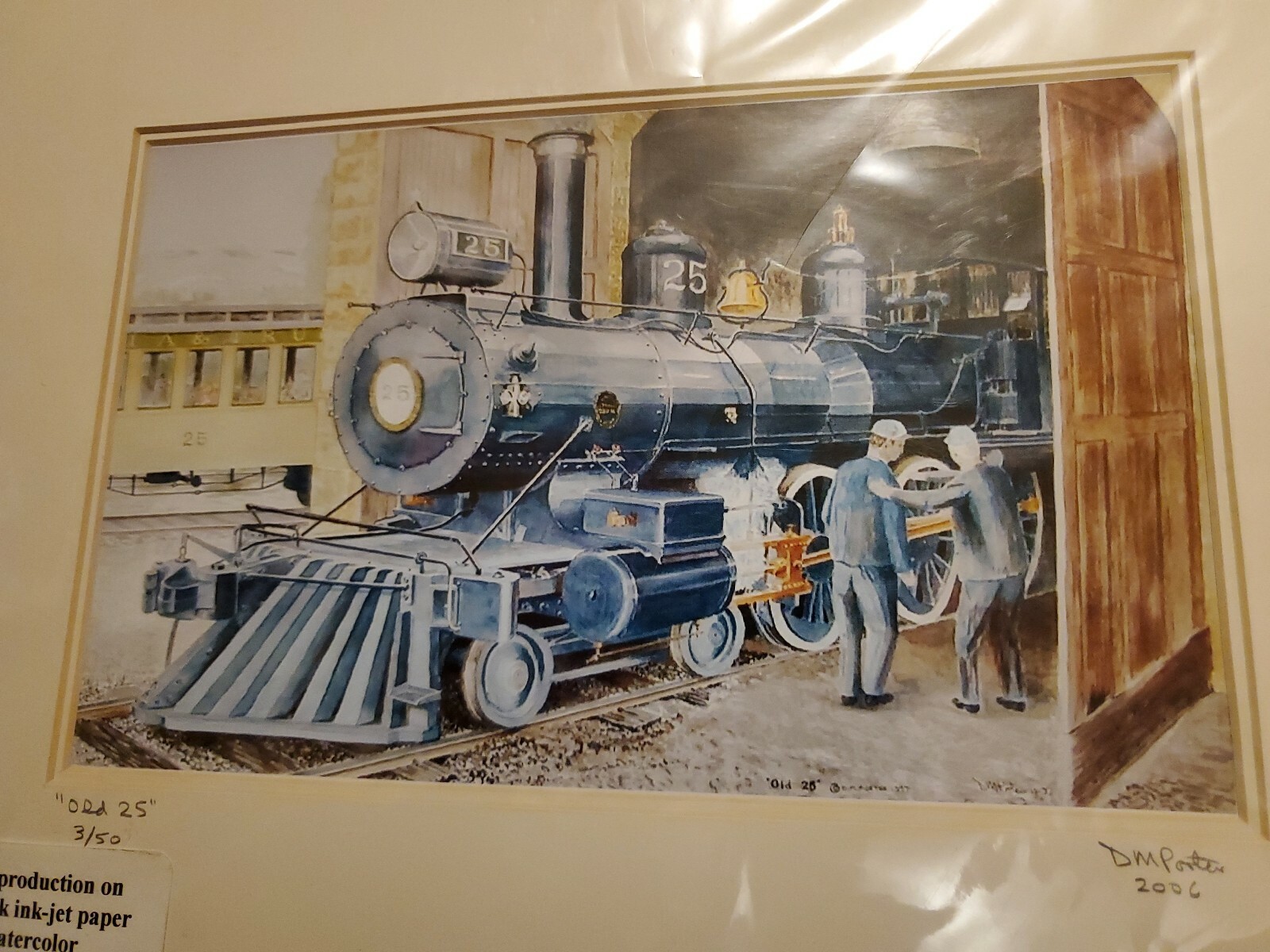 DAVID M.PORTER 2006 DIGITAL REPRODUCTION OF ORIGINAL WATERCOLOR PAINTING
