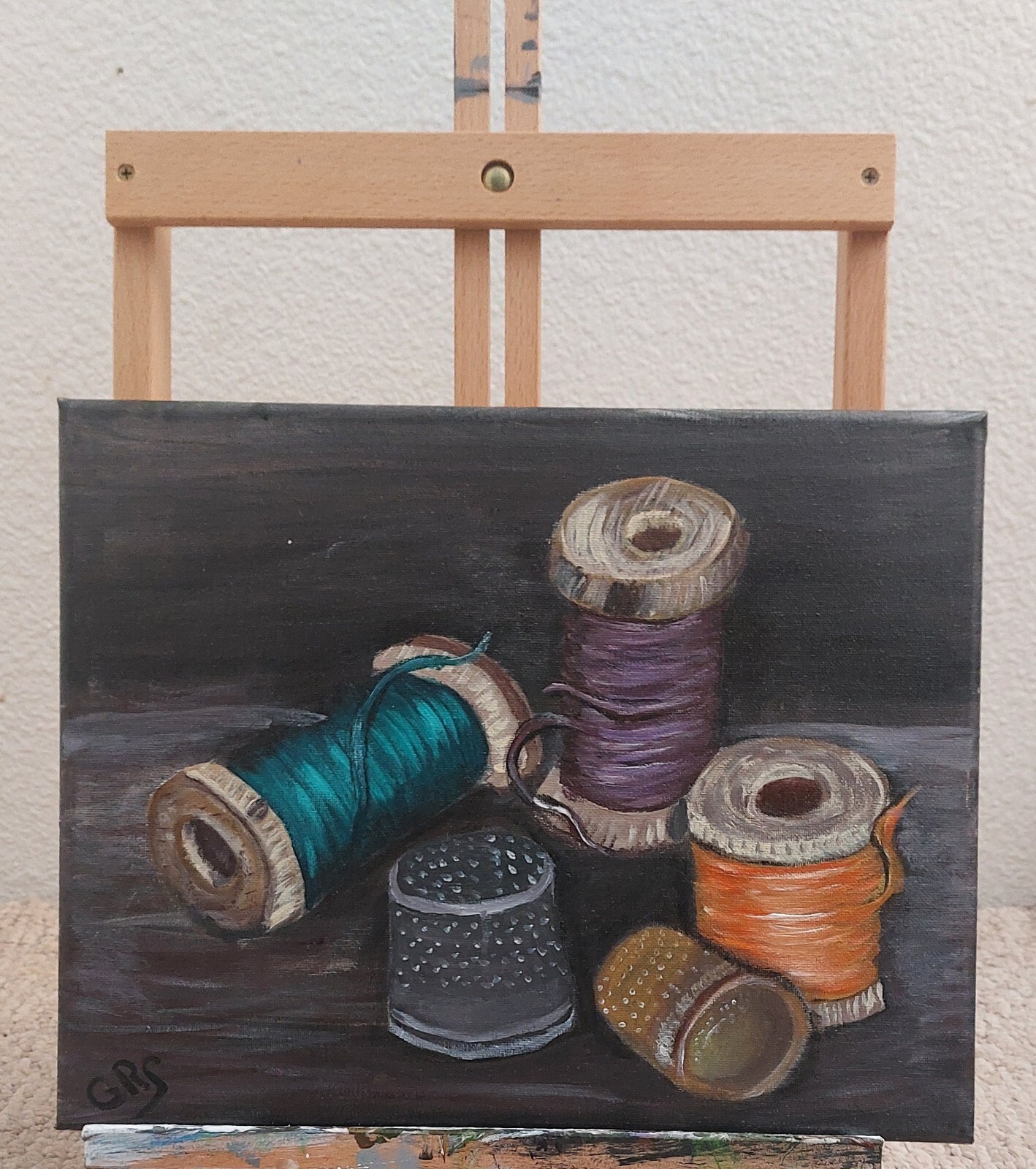 acrylic painting on canvas