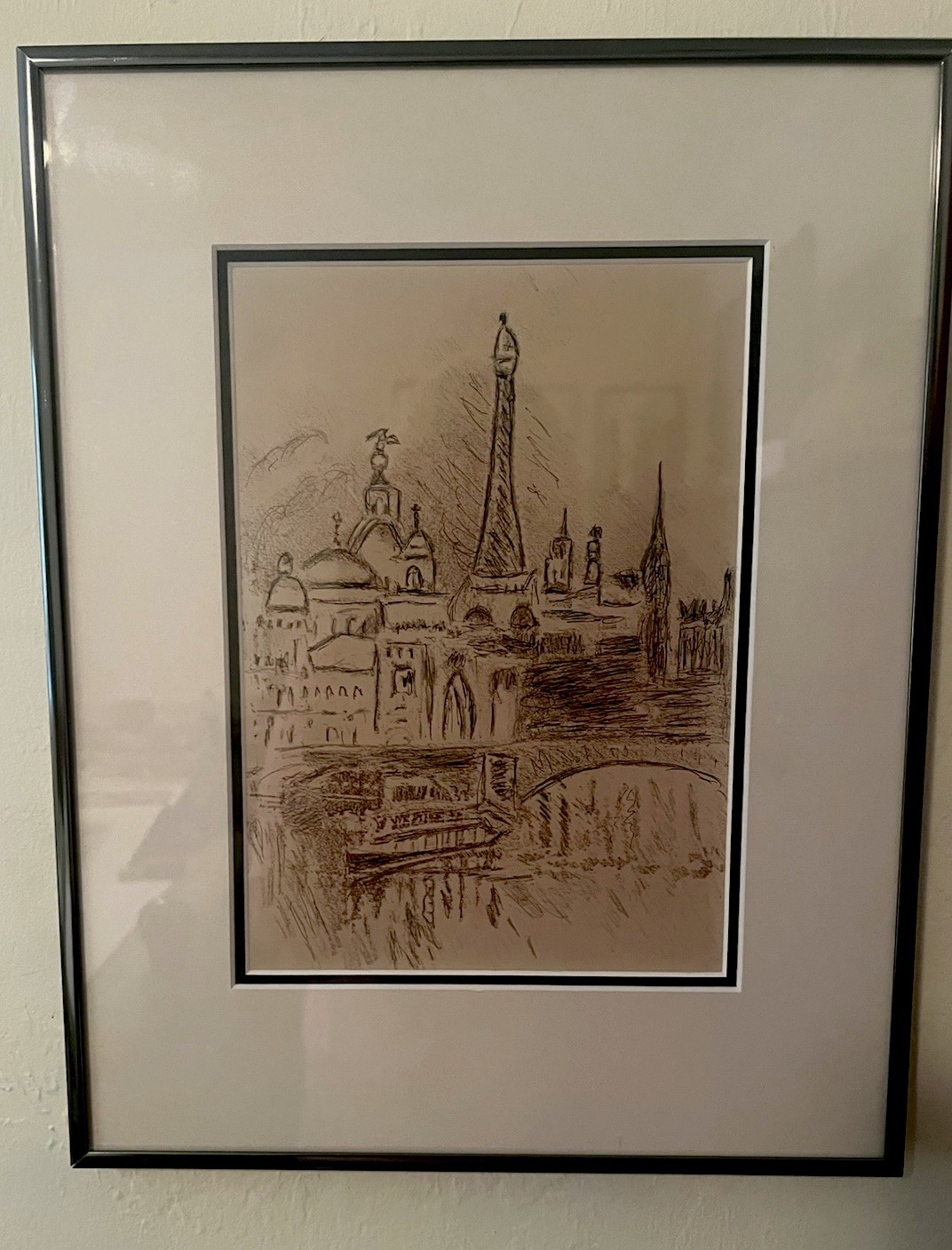 Joseph Pennell (1857-1926) “EARLY EVENING EFFECT,PARIS EXPOSITION” Auto-Litho