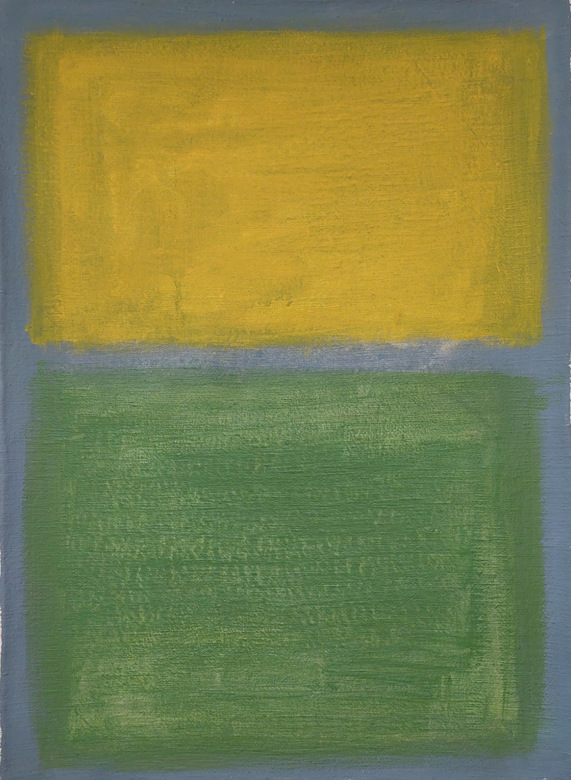 Mark R0THK0 Signed Abstract Expressionist Oil Painting On Canvas – American Art