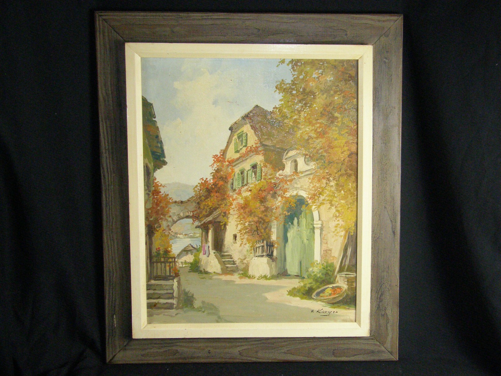 Ernst F Karger (1891-1968) American Oil On Canvas Impressionist Landscape Art