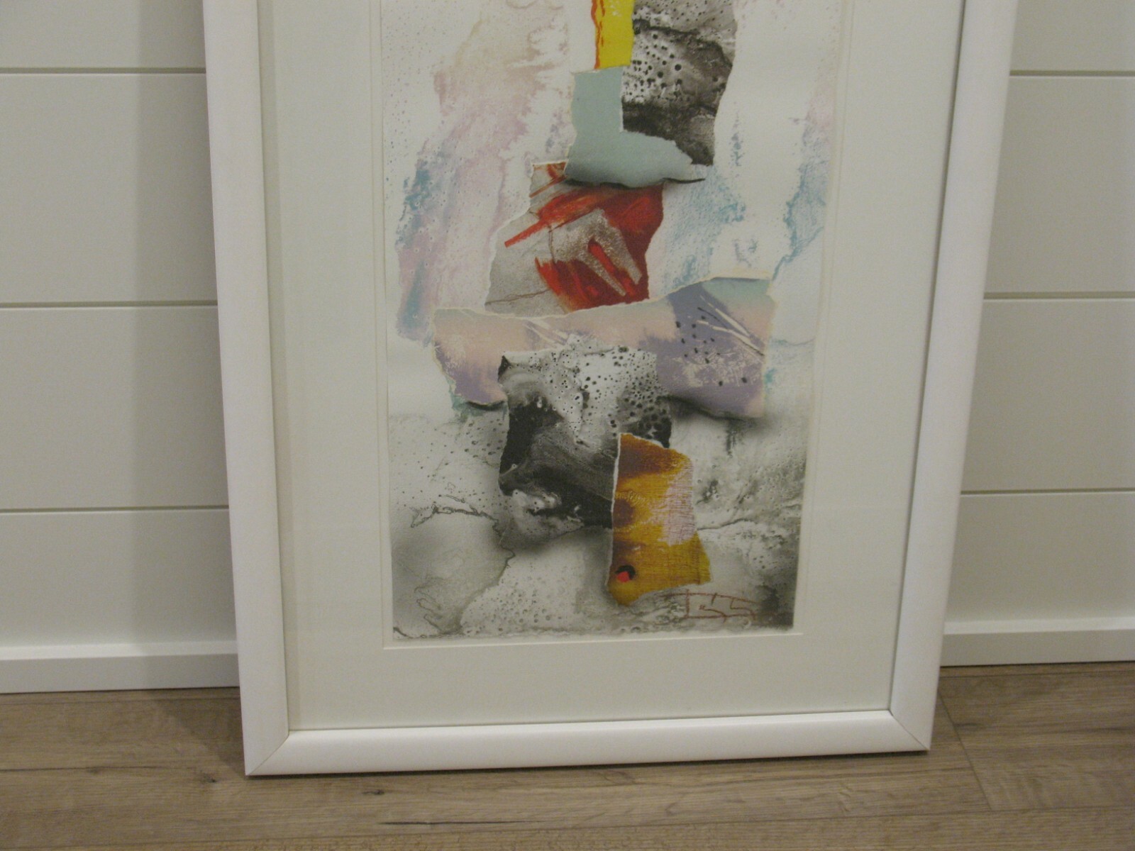 ORIGINAL 1986 Laszlo Dus Mixed Media Painting; Framed, Matted, Signed, COA