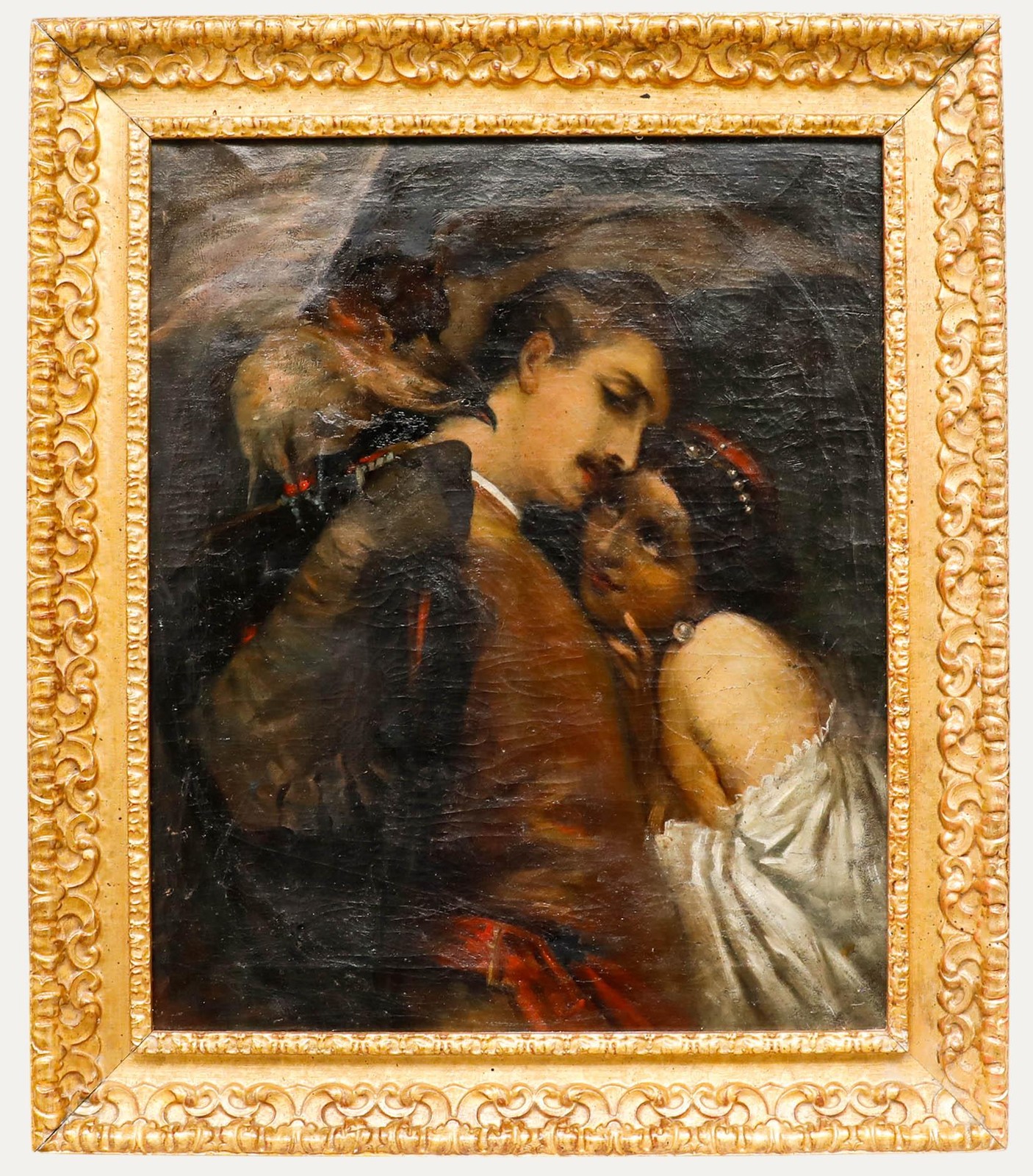 After Tranquillo Cremona (1837-1878) – Late 19th Century Oil, The Falconer