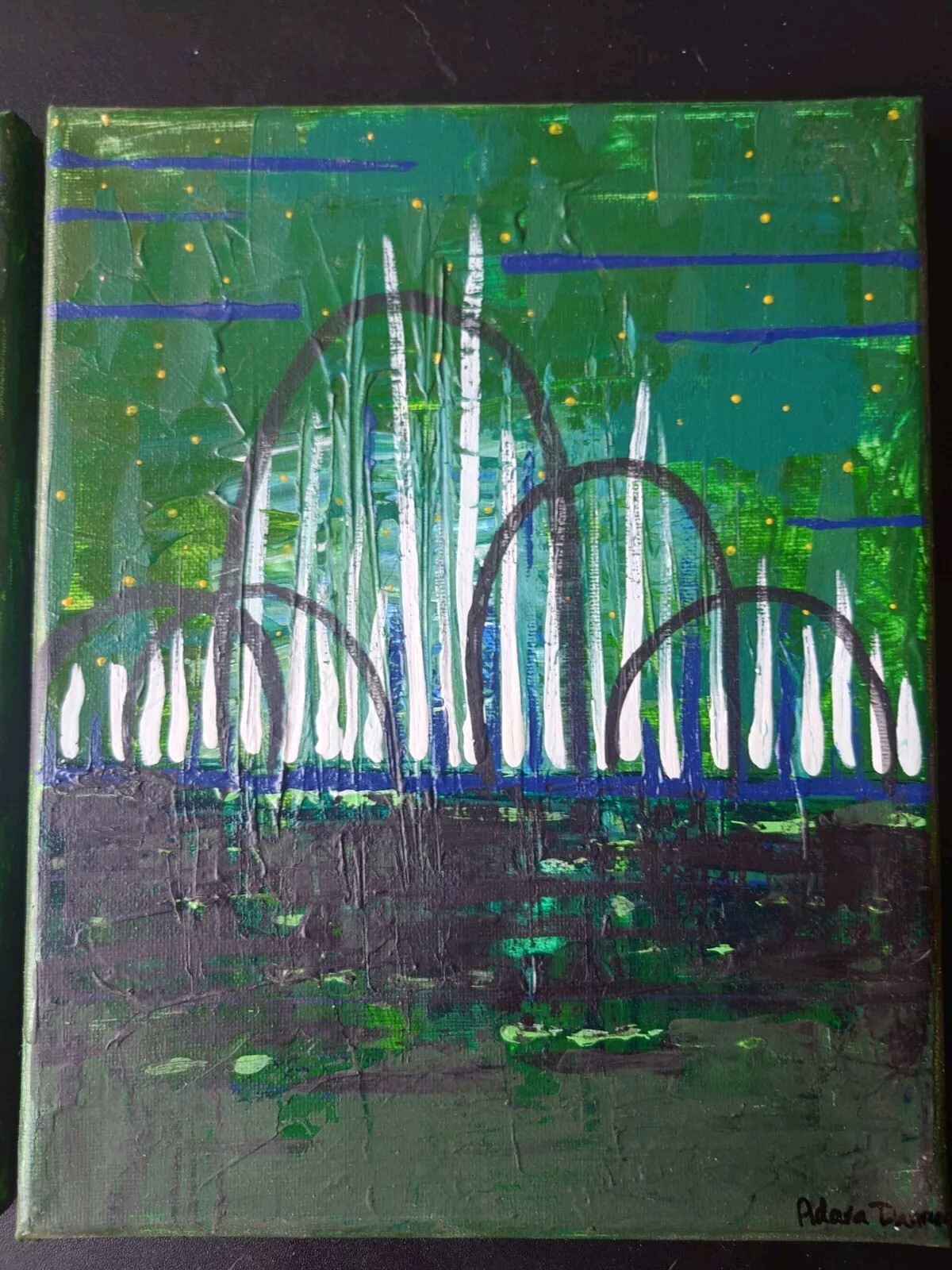 Untitled #7 Adara Danner Original Set Of Two Acrylic On Canvas