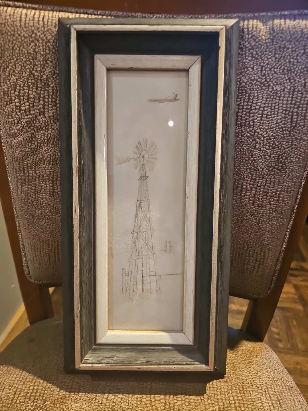 Hope Guffy OIL AND WATER COLORS PAINTING Old Windmill