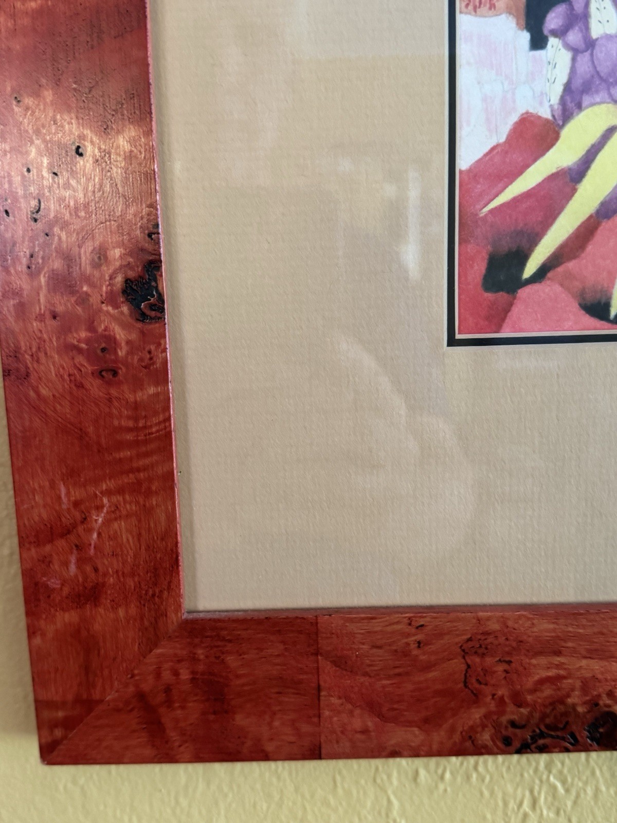 BJ Briner – Taos Artist – Casa de Los Flores – Framed Oil Pencil Paper Painting
