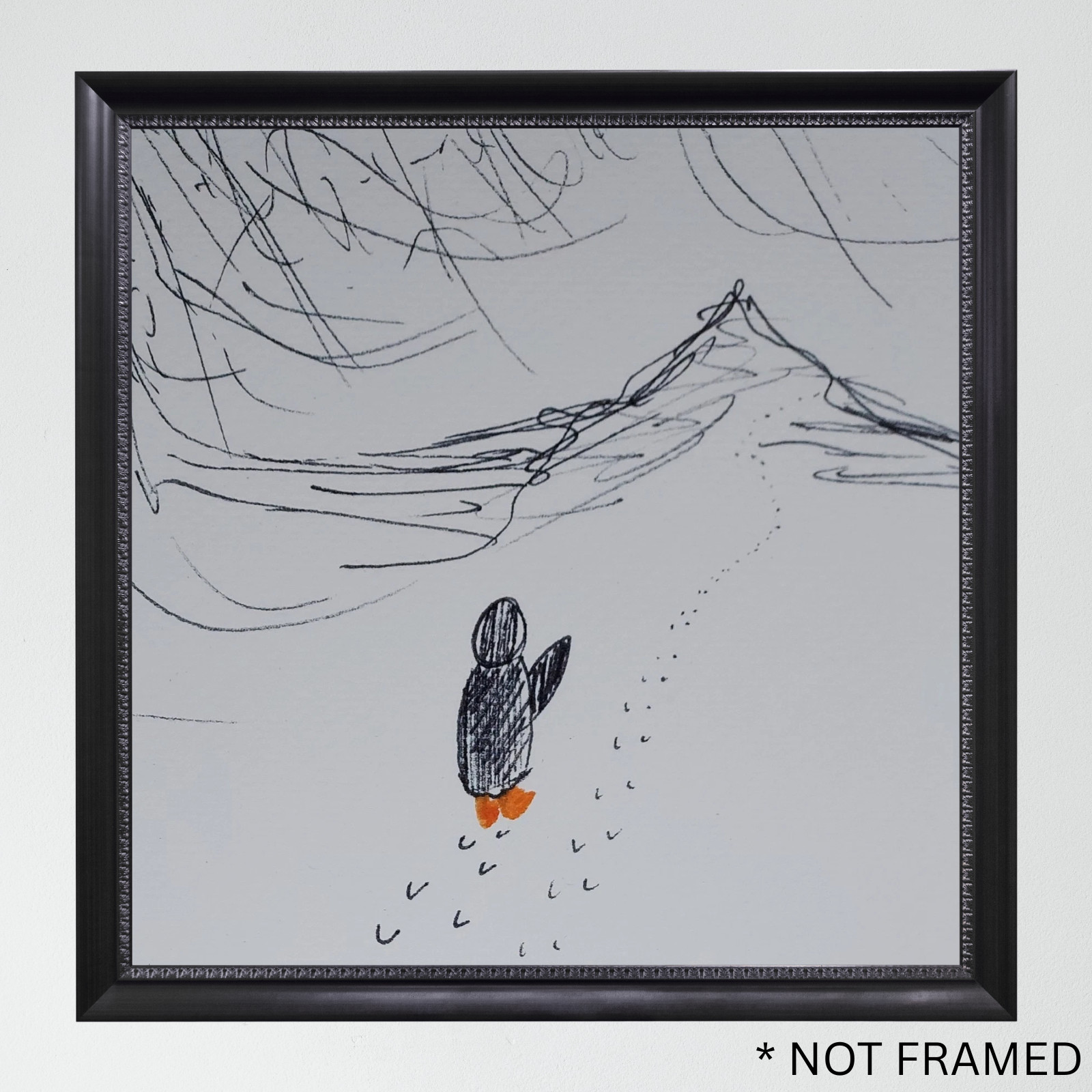 «Onward!» Tristan Reasor Original Abstract Painting Acrylic 6×6