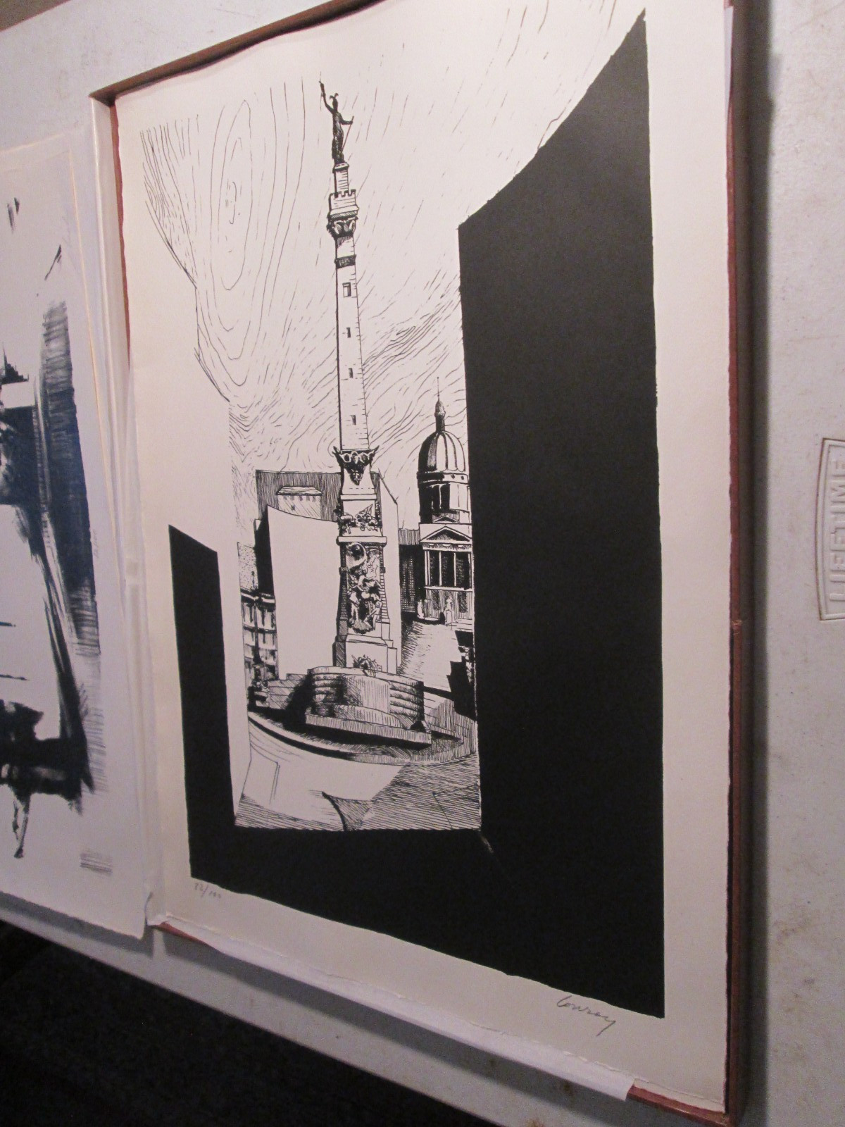 Ltd Edt 8 Pc Litho Pencil Signed Landmarks II Historic Indianapolis 15″ X 21″