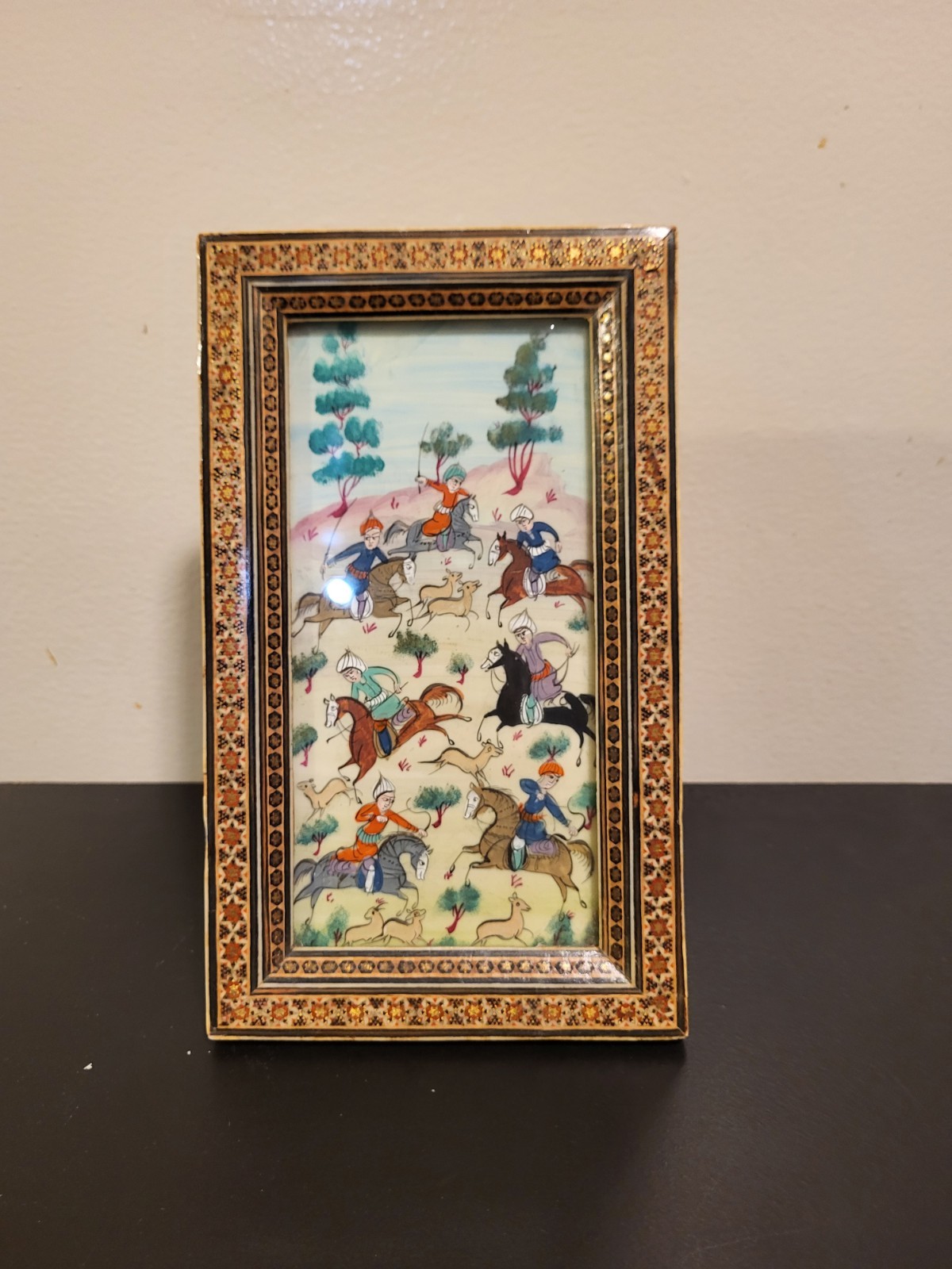 Persian Framed Late 19th Century