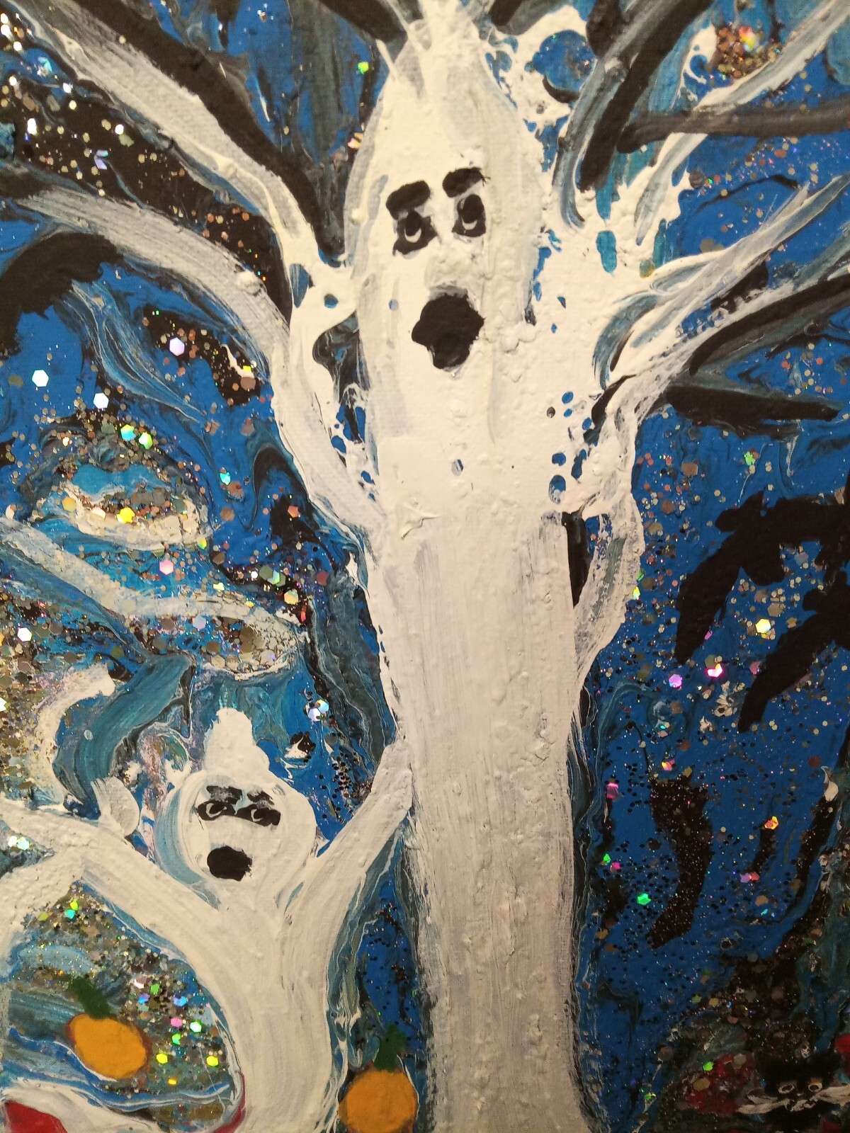 The Tree Spirits Halloween Painting