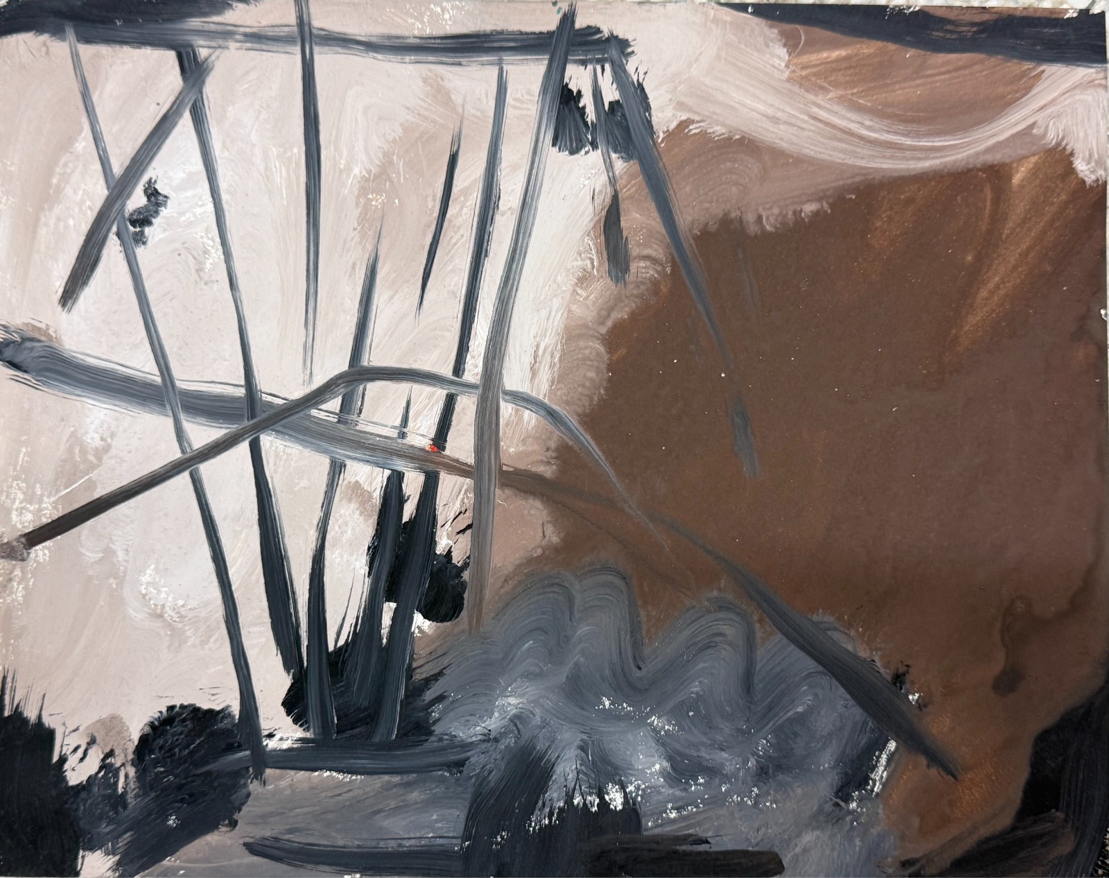 Rolph Scarlett (1889-1984) Gouache on Paper Abstract Modernist Painting