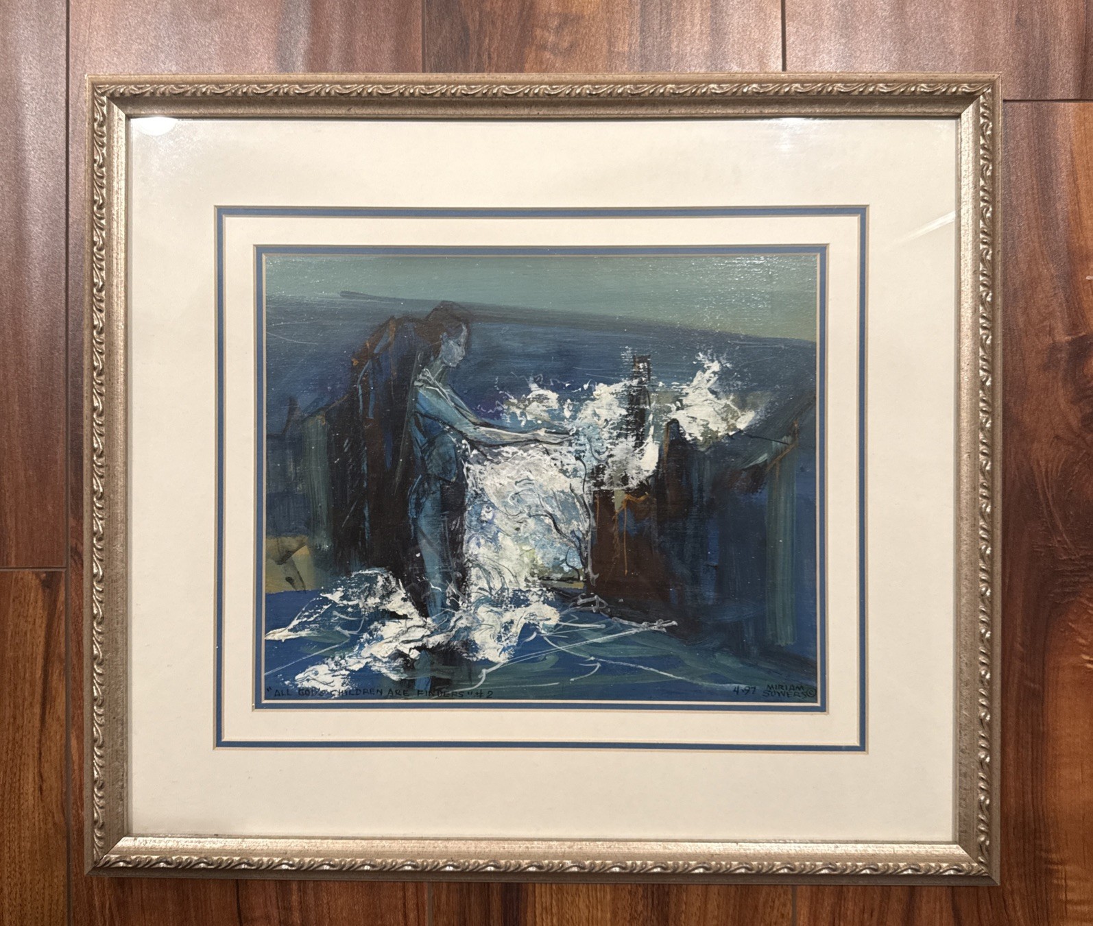 Miriam Sowers Original Mixed Media Painting «All God’s Children Are Finders» #2