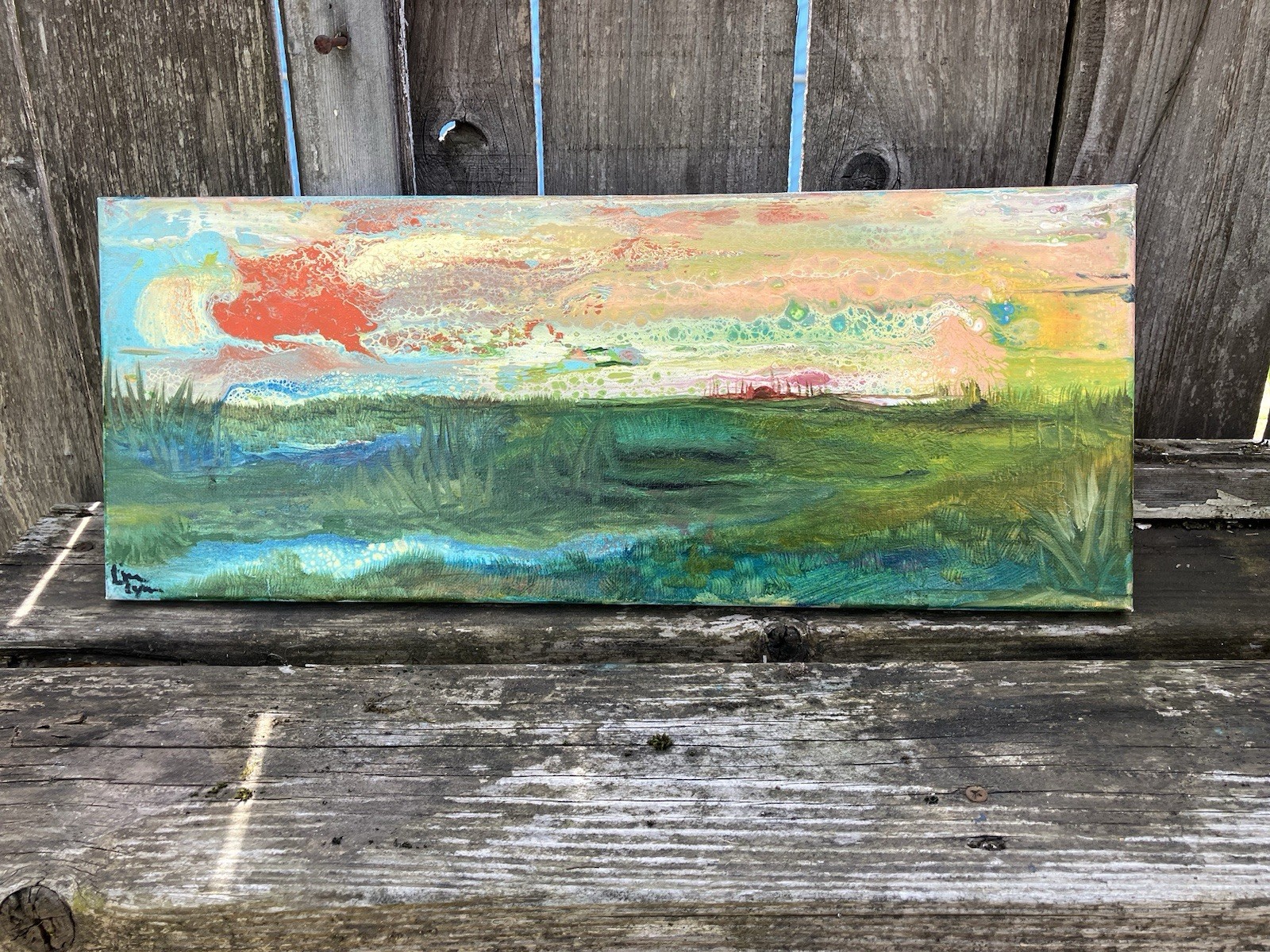 “Rural Glow” Oil Painting