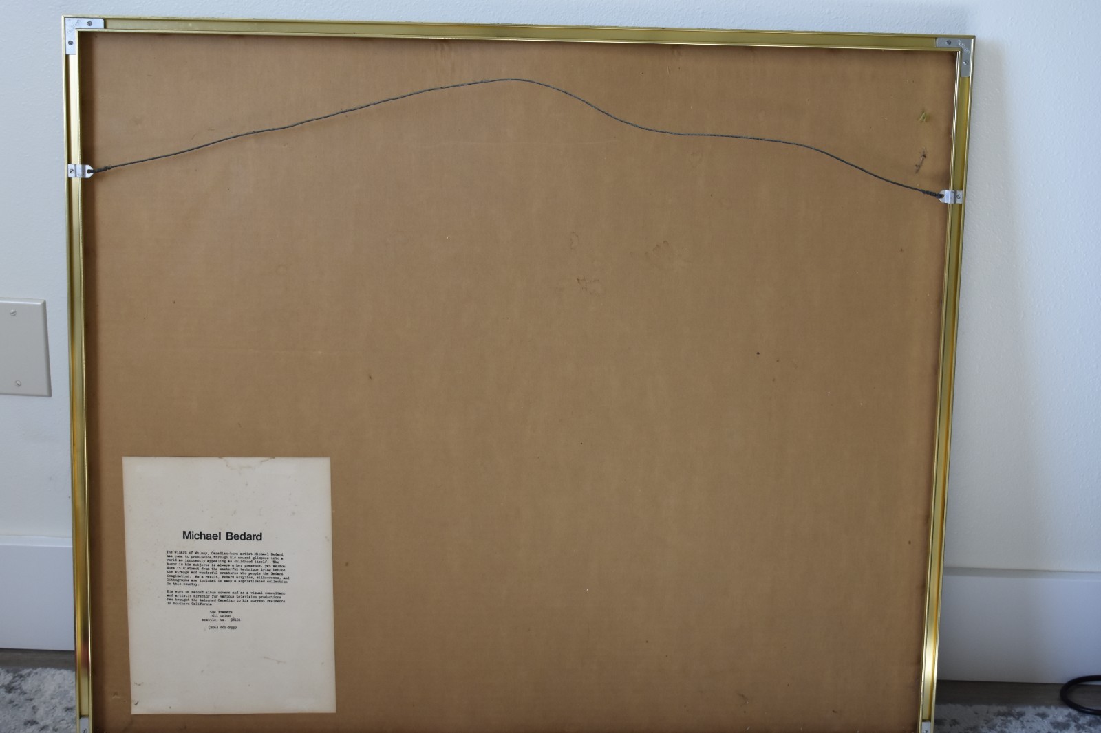 Michael Bedard «Failure to Marxism» signed original w/ certificate 25/50