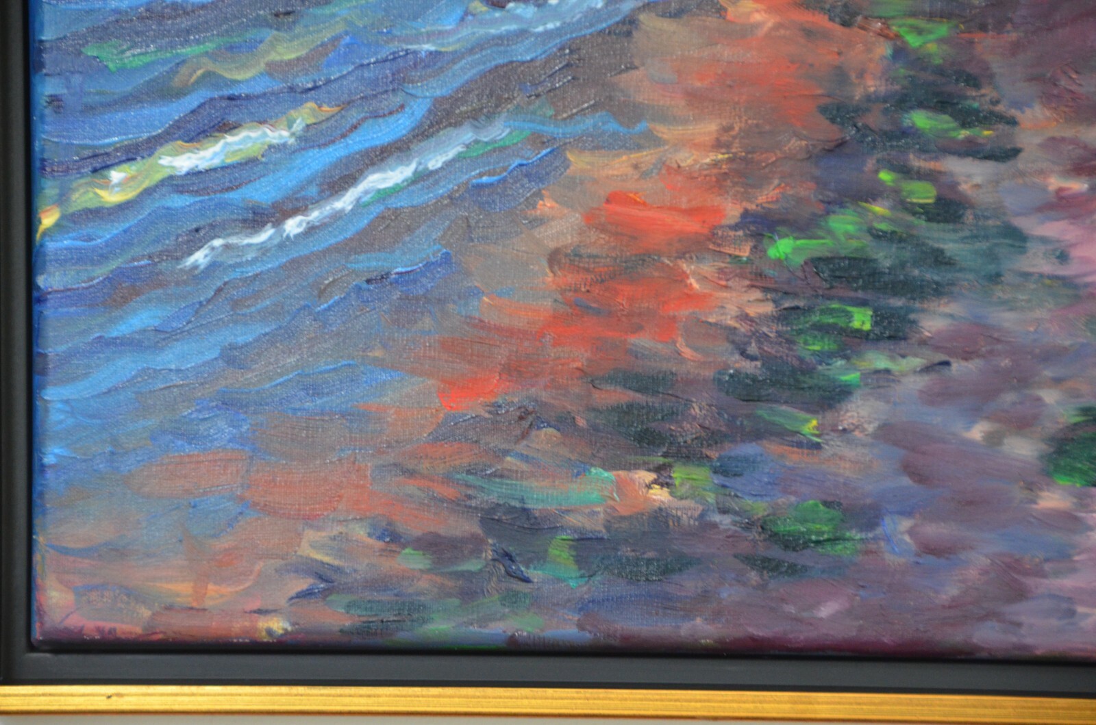 Beth Riso Original Fine Art Oil Painting – Duck Harbor – Wellfleet, Cape Cod, MA