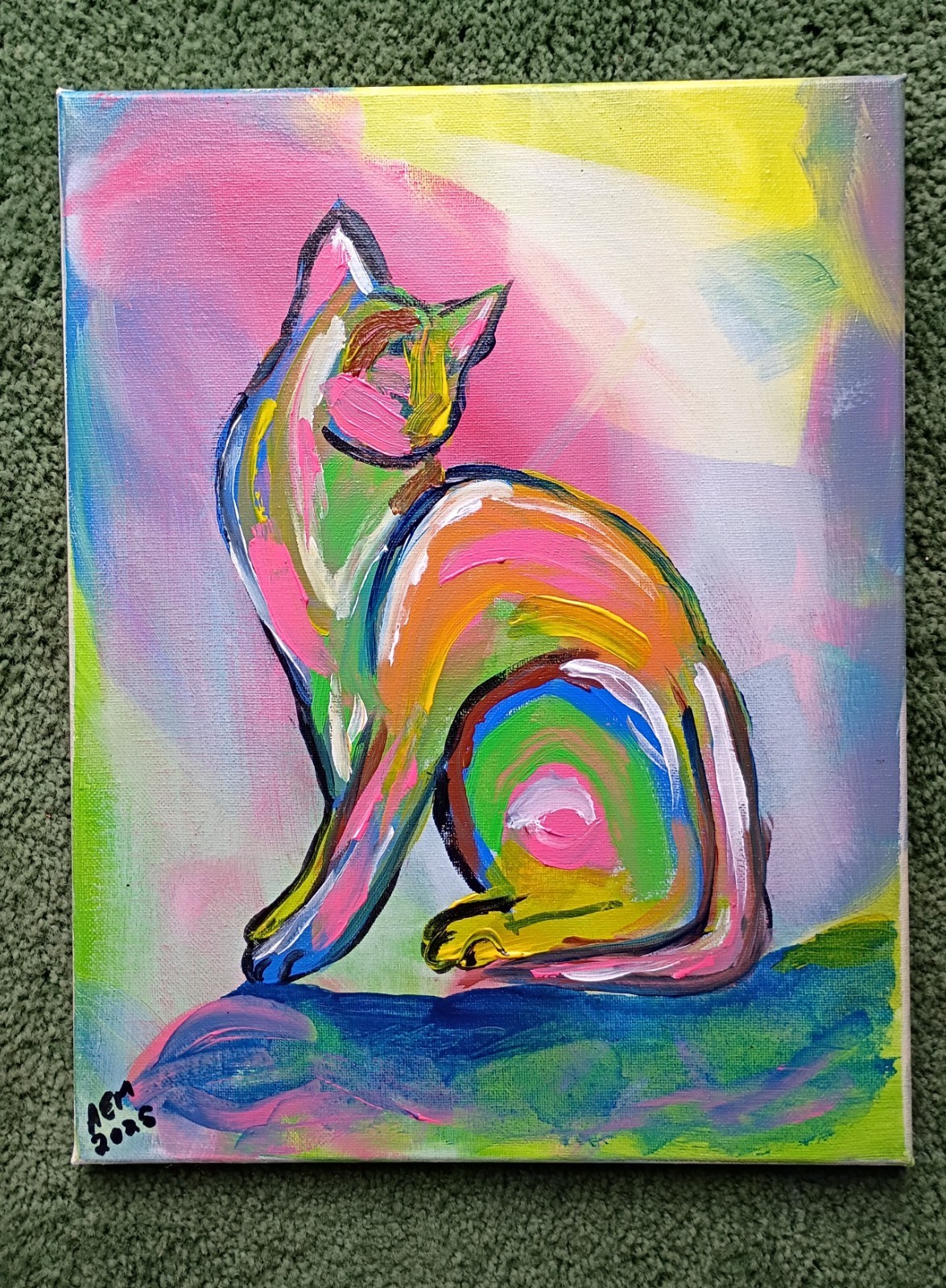 original acrylic painting on canvas «Hope» by A.E.M.
