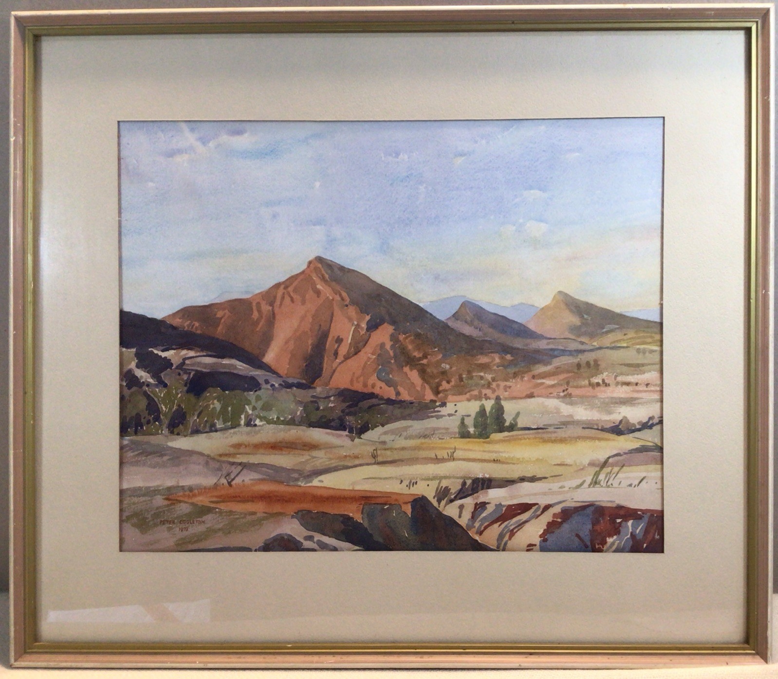 Peter Eggleton 1973 Kimberley Country Western Australia Watercolour Framed