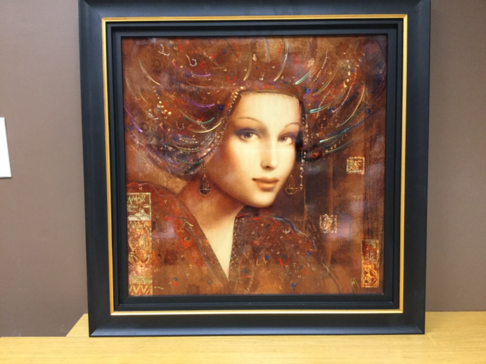 Csaba Markus CIANIA Caldograph (dye-sublimation on wood) w/Appraisal & Cert.