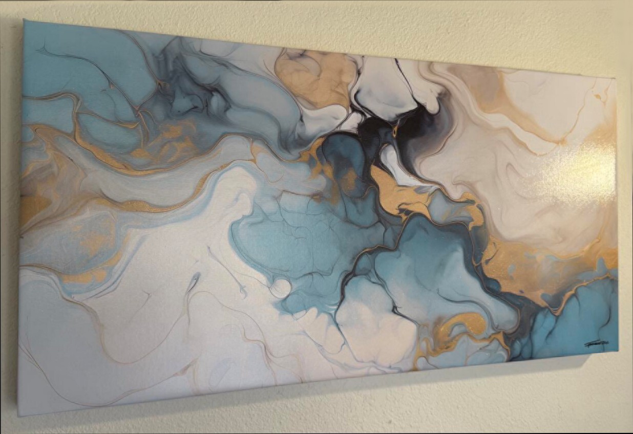 Large Canvas Painting, Modern Canvas wall art, Abstract Artwork