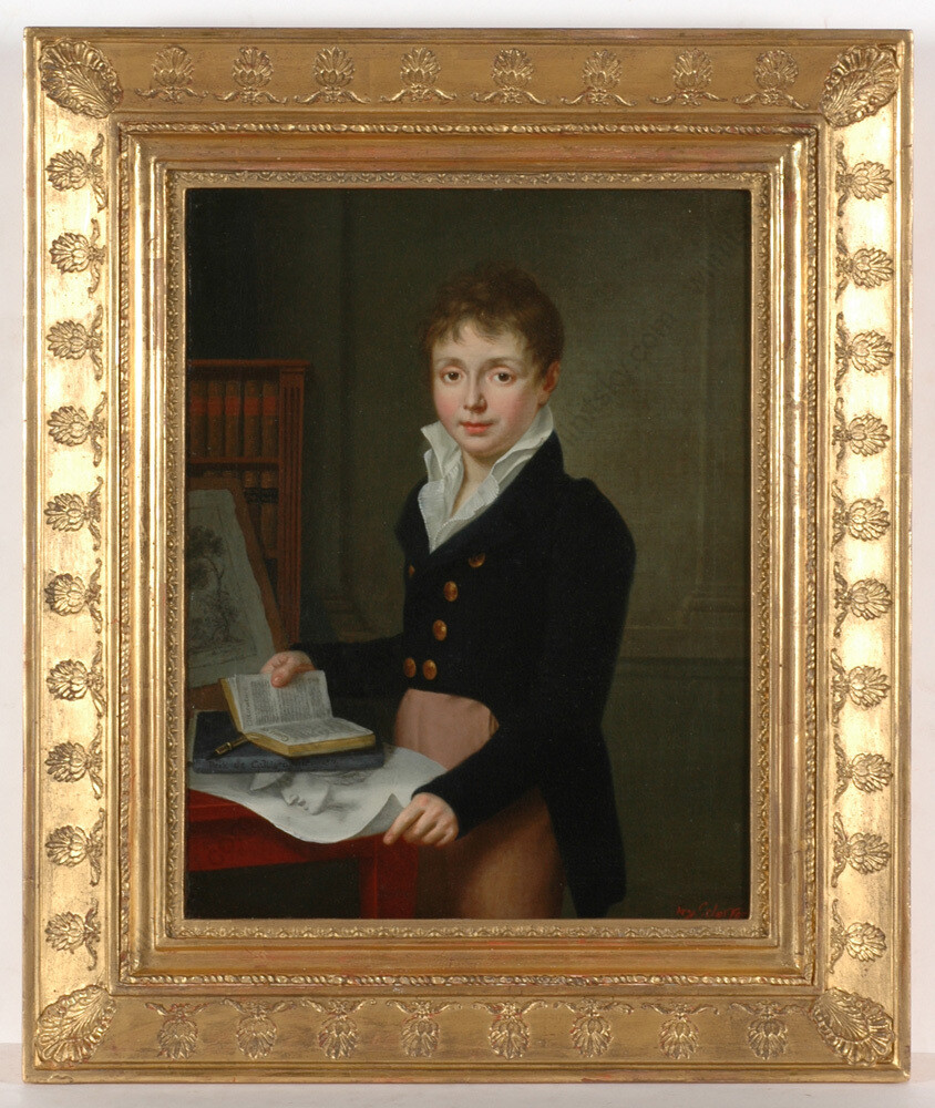 Ary Scheffer (1795-1858) «Portrait of Louis de Latte at the age of 12», 1810/20s